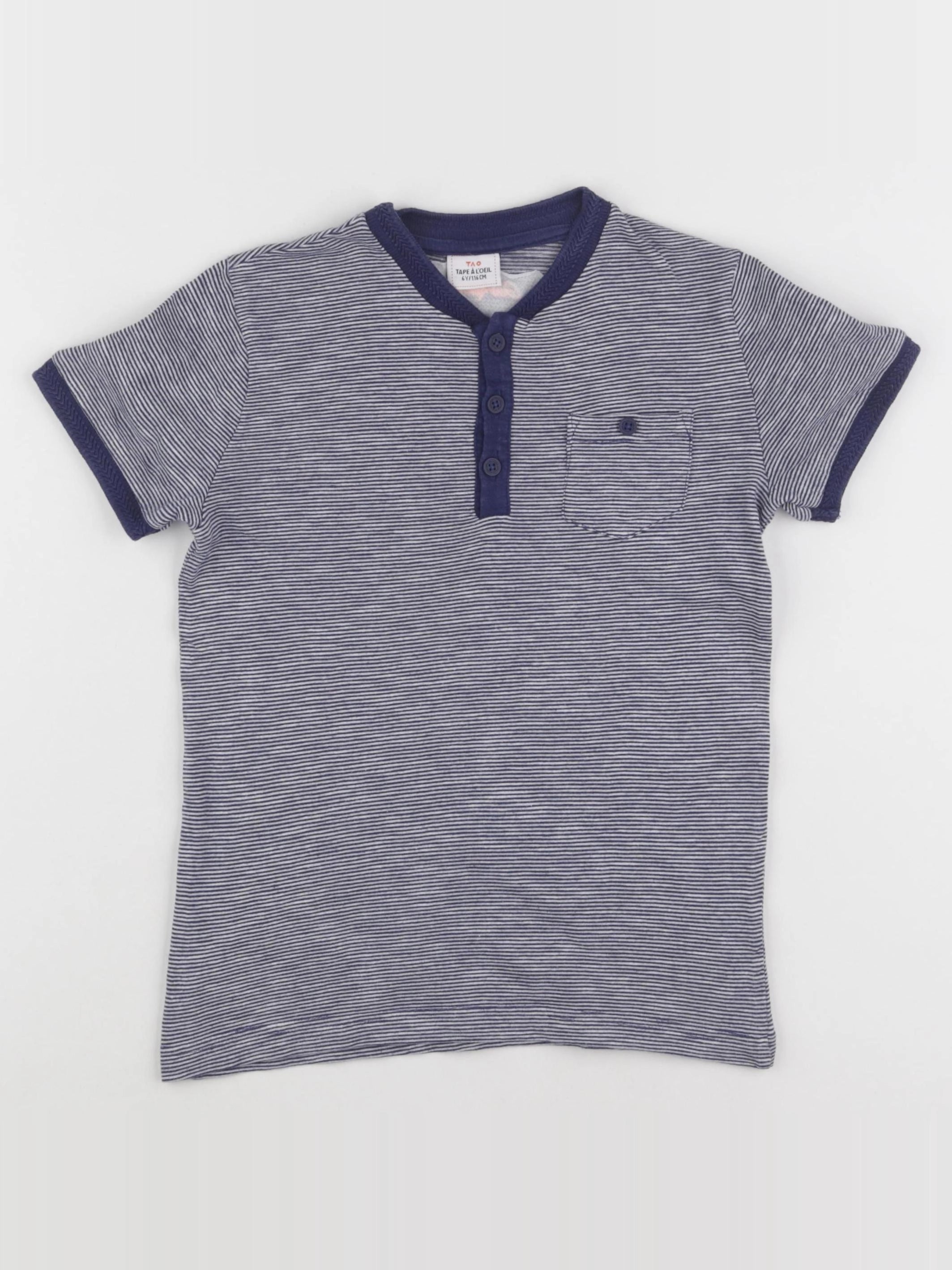 Tape à l'oeil - tee-shirt bleu - 6 ans