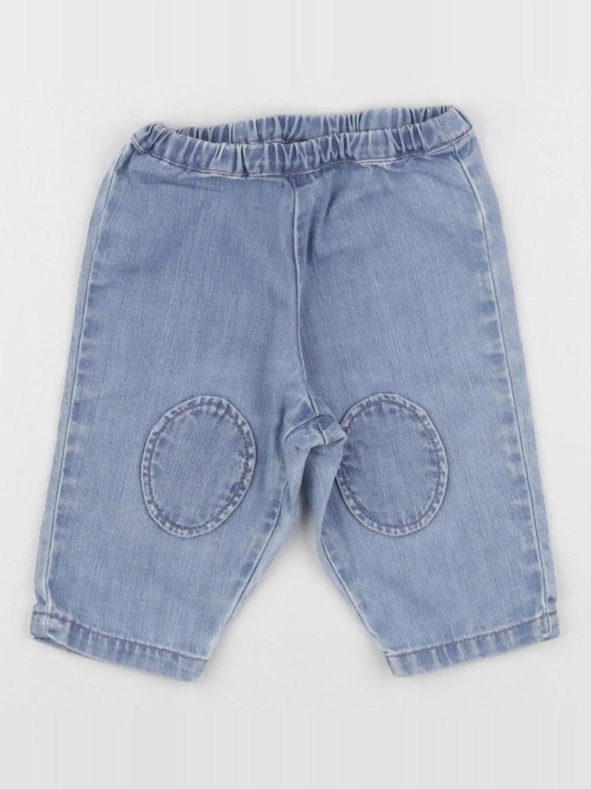 Bonton - pantalon bleu - 6 mois