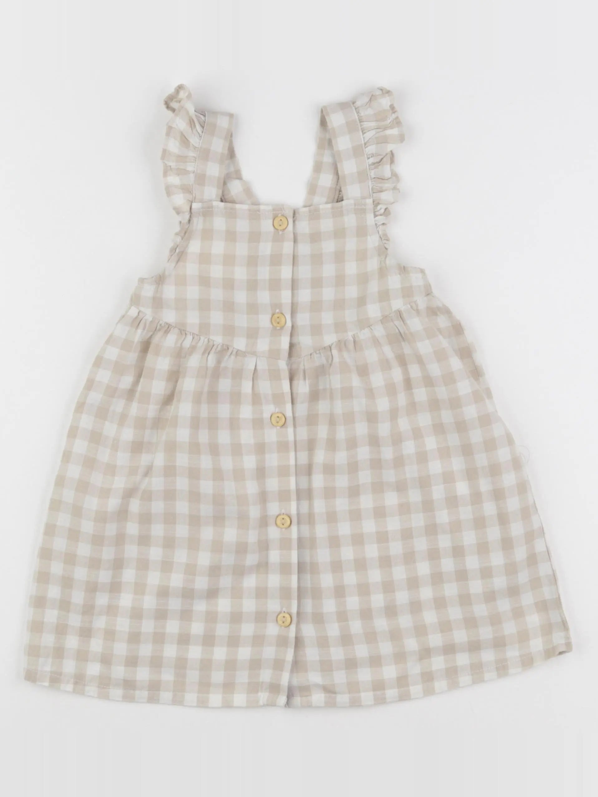 H&M - robe marron - 12/18 mois