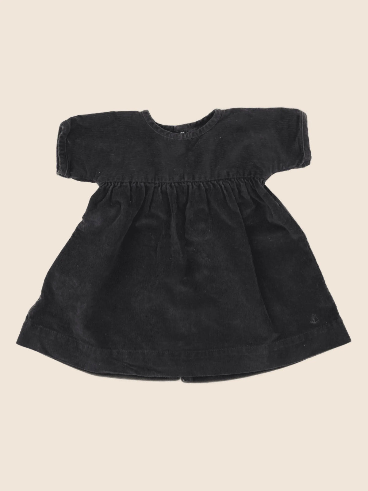 Petit Bateau - robe gris - 12 mois