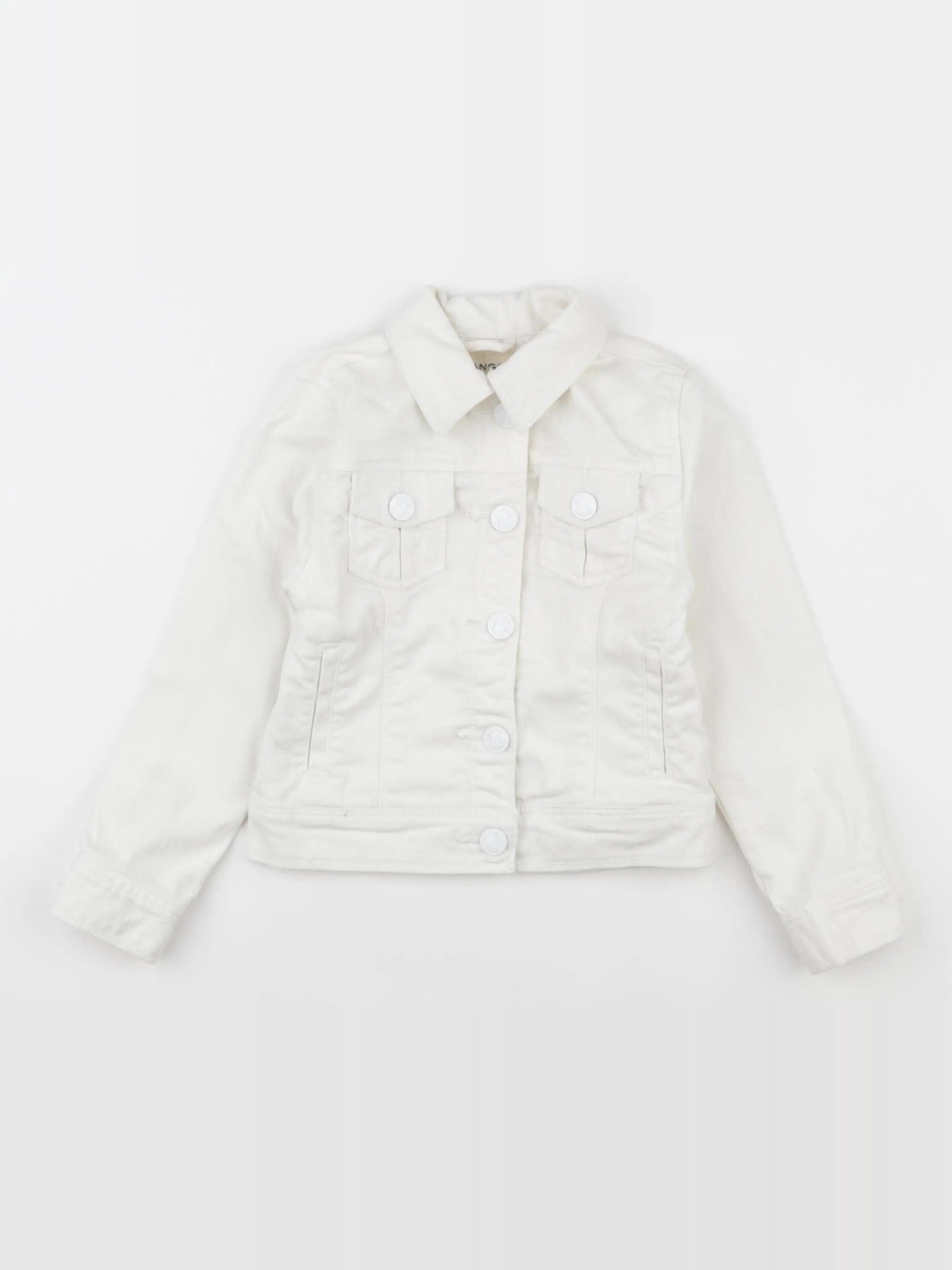 Mango - veste blanc - 3/4 ans