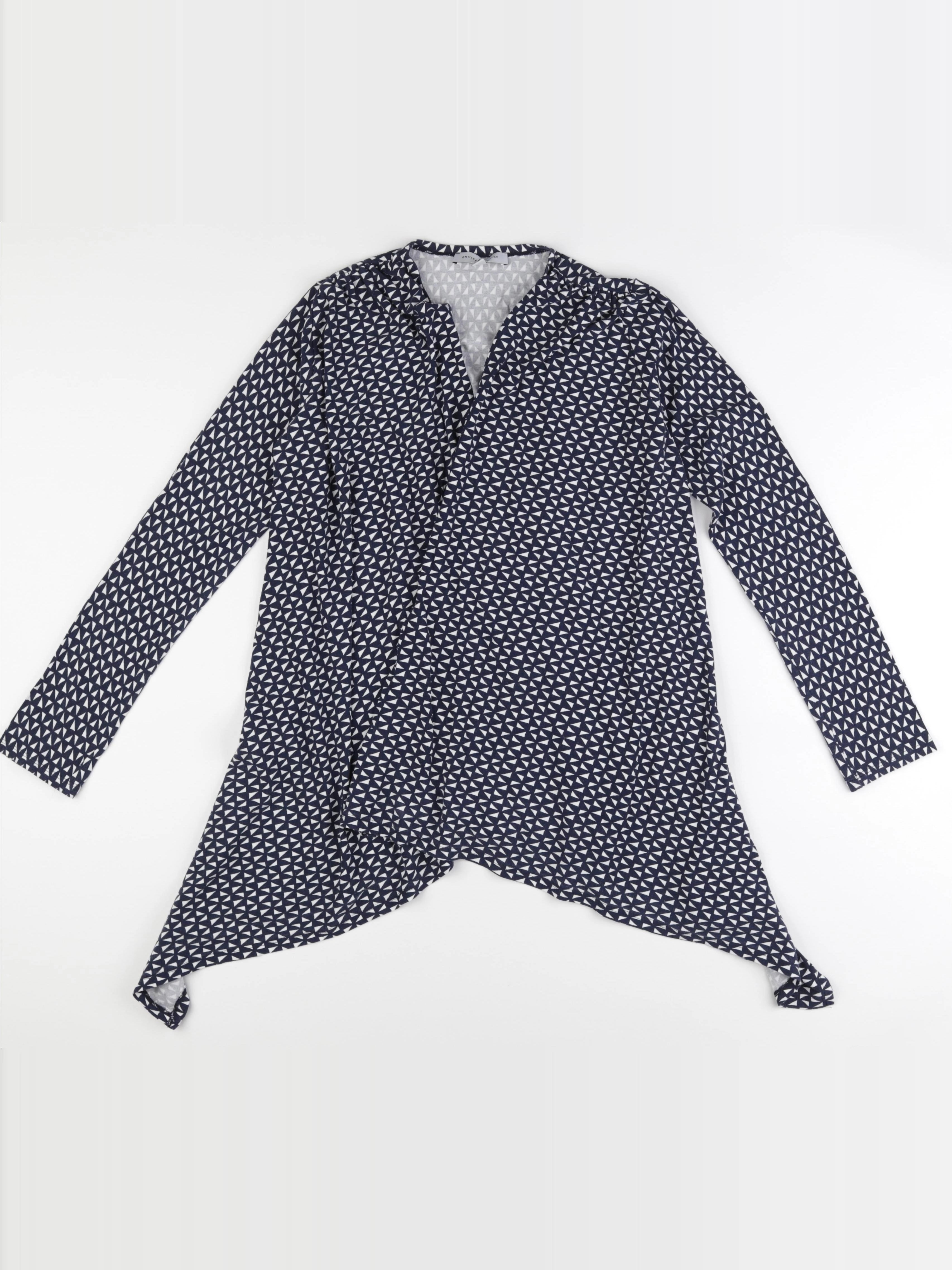 Envie de fraise - gilet grossesse bleu - 36 à 38