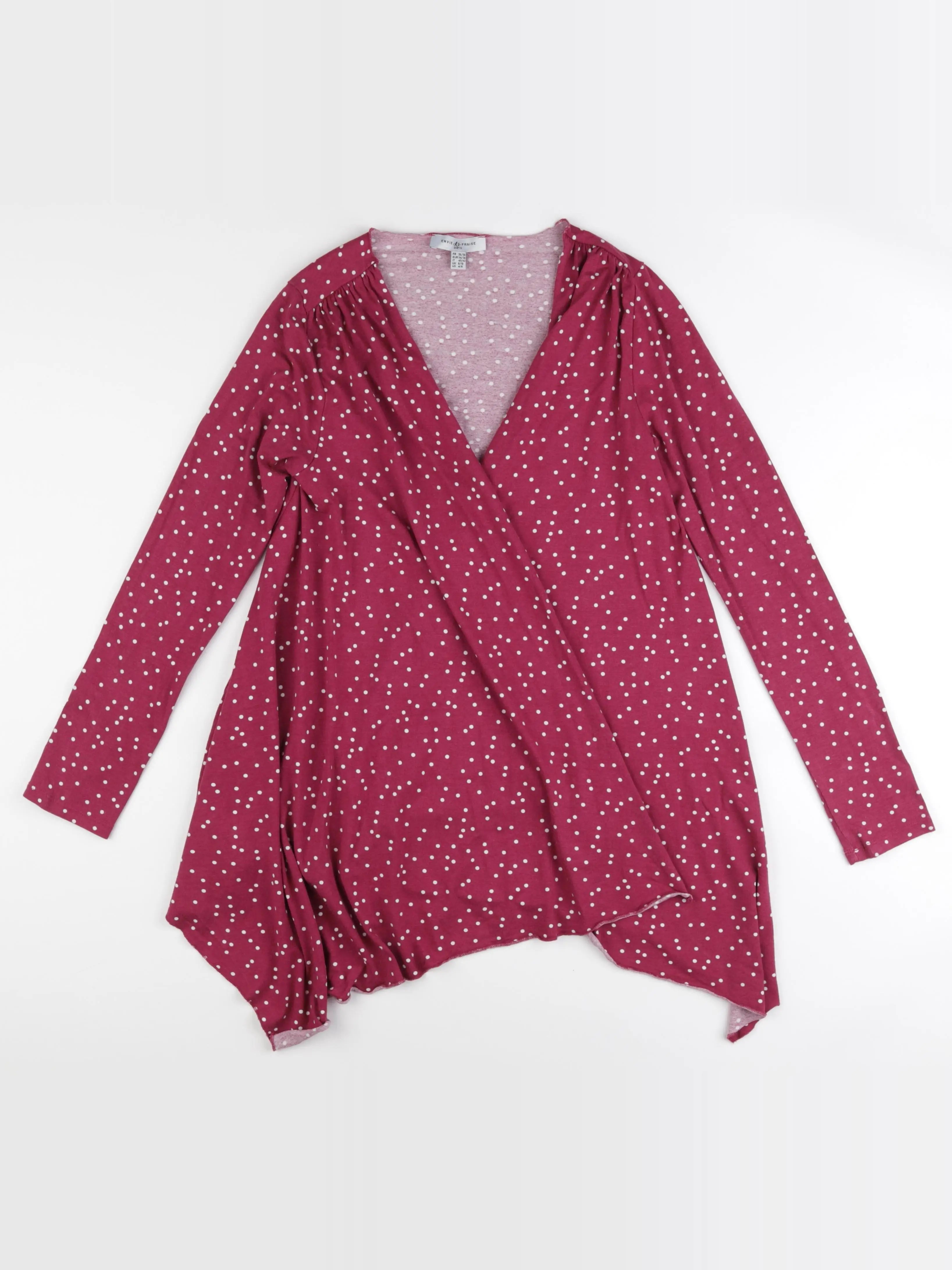 Envie de fraise - gilet grossesse rose - 36 à 38