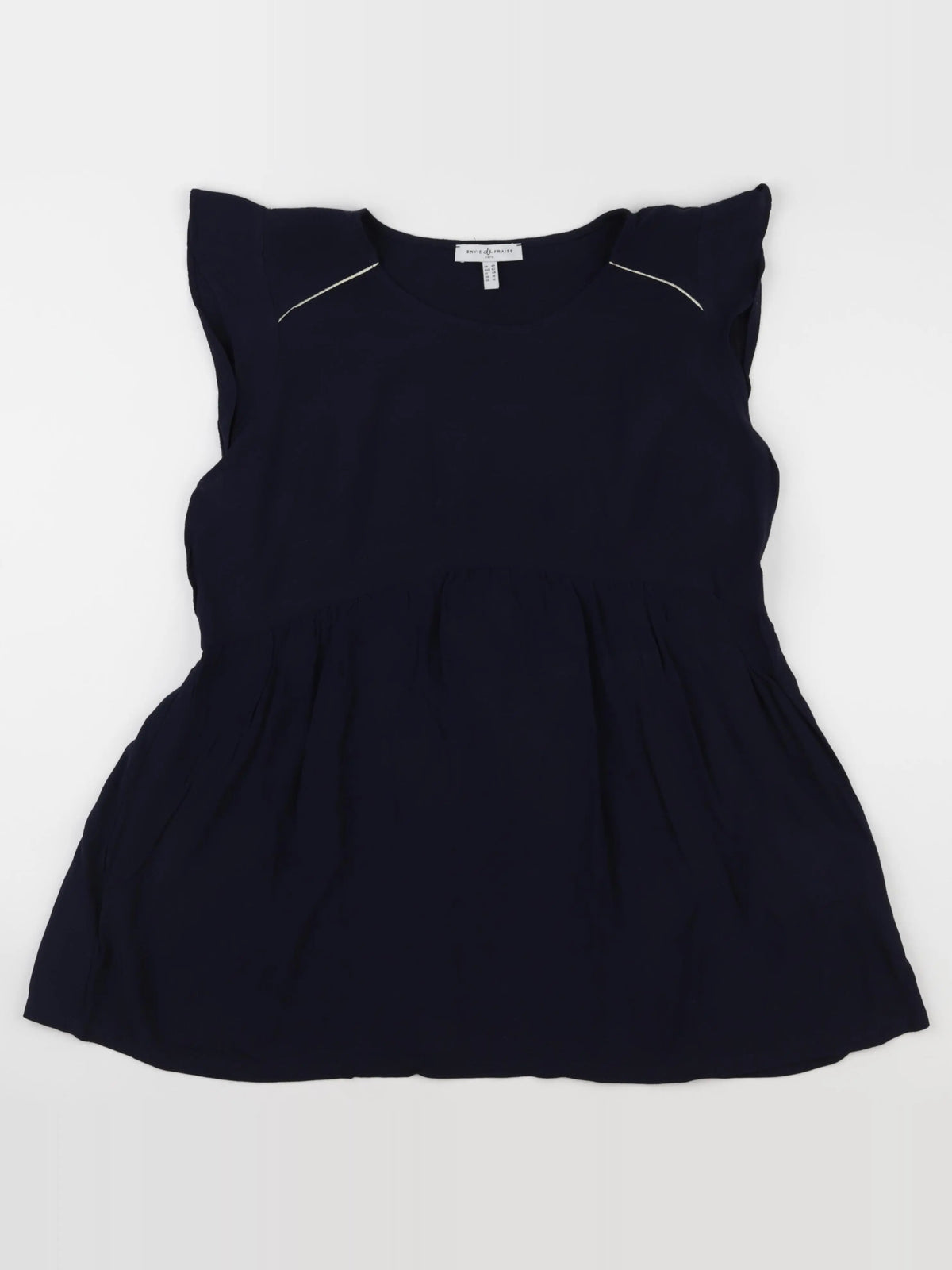 Envie de fraise - blouse grossesse bleu - 44