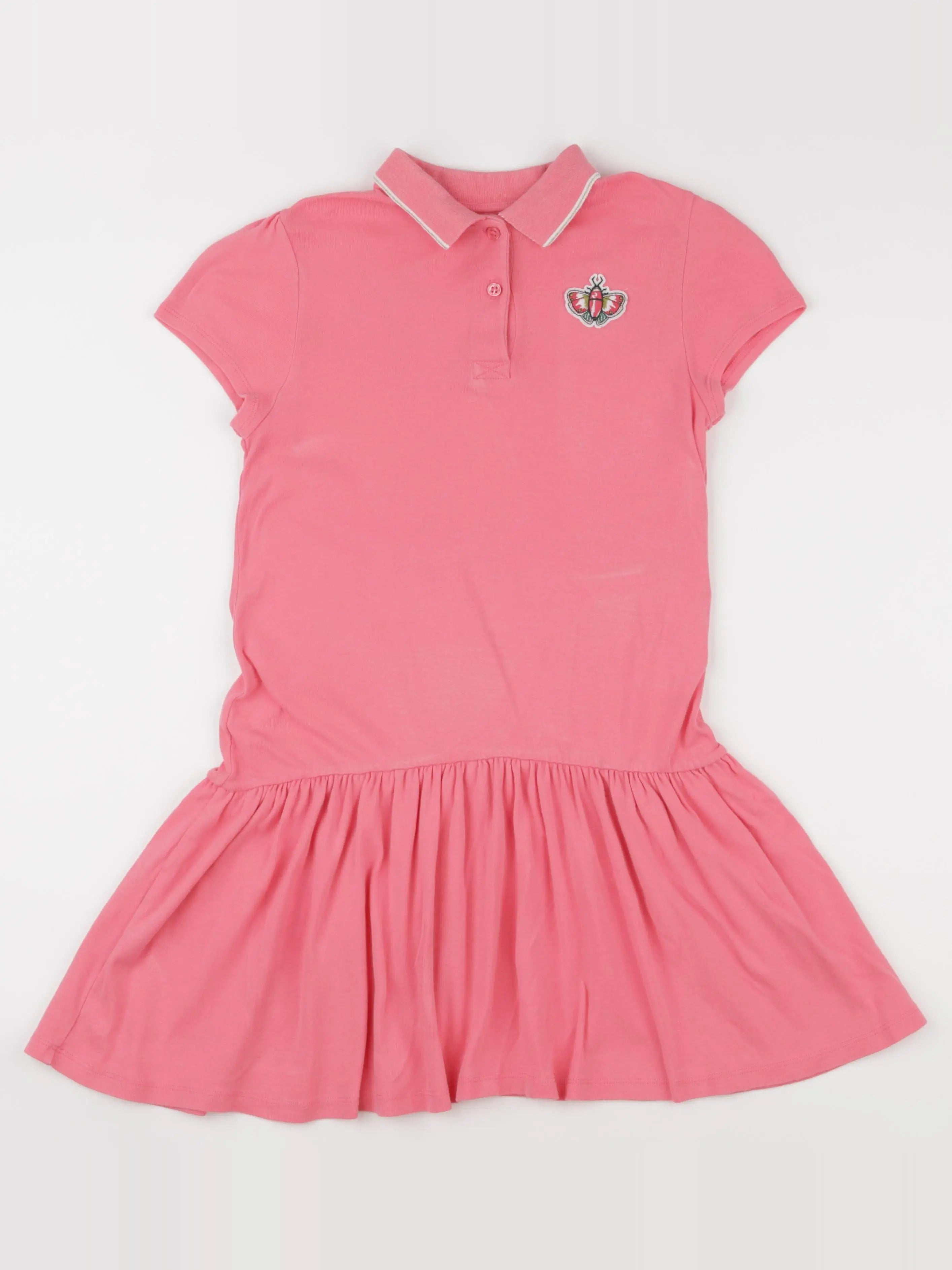 Petit Bateau - robe rose - 10 ans
