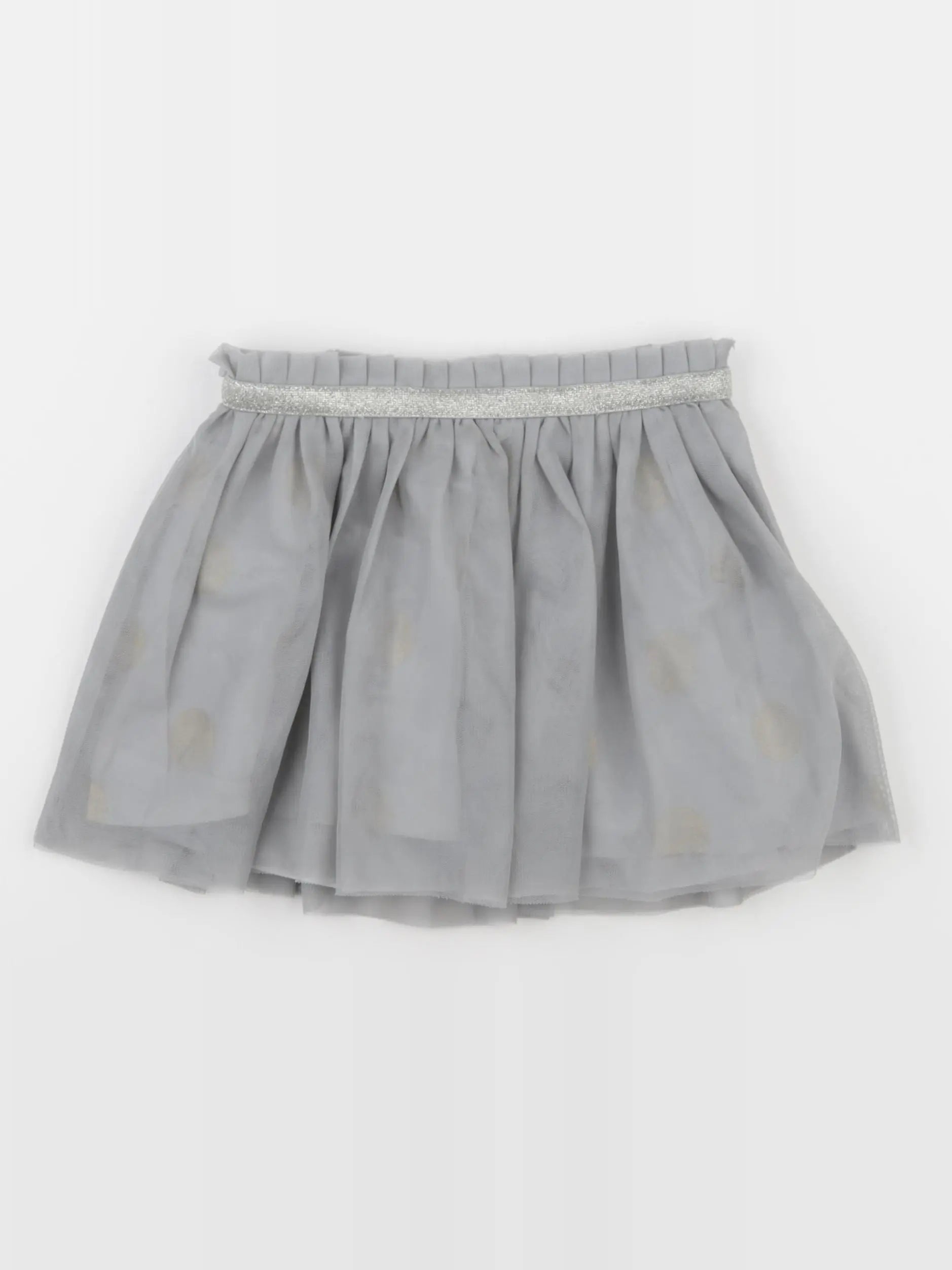 Okaidi - jupe gris, argent - 3 ans