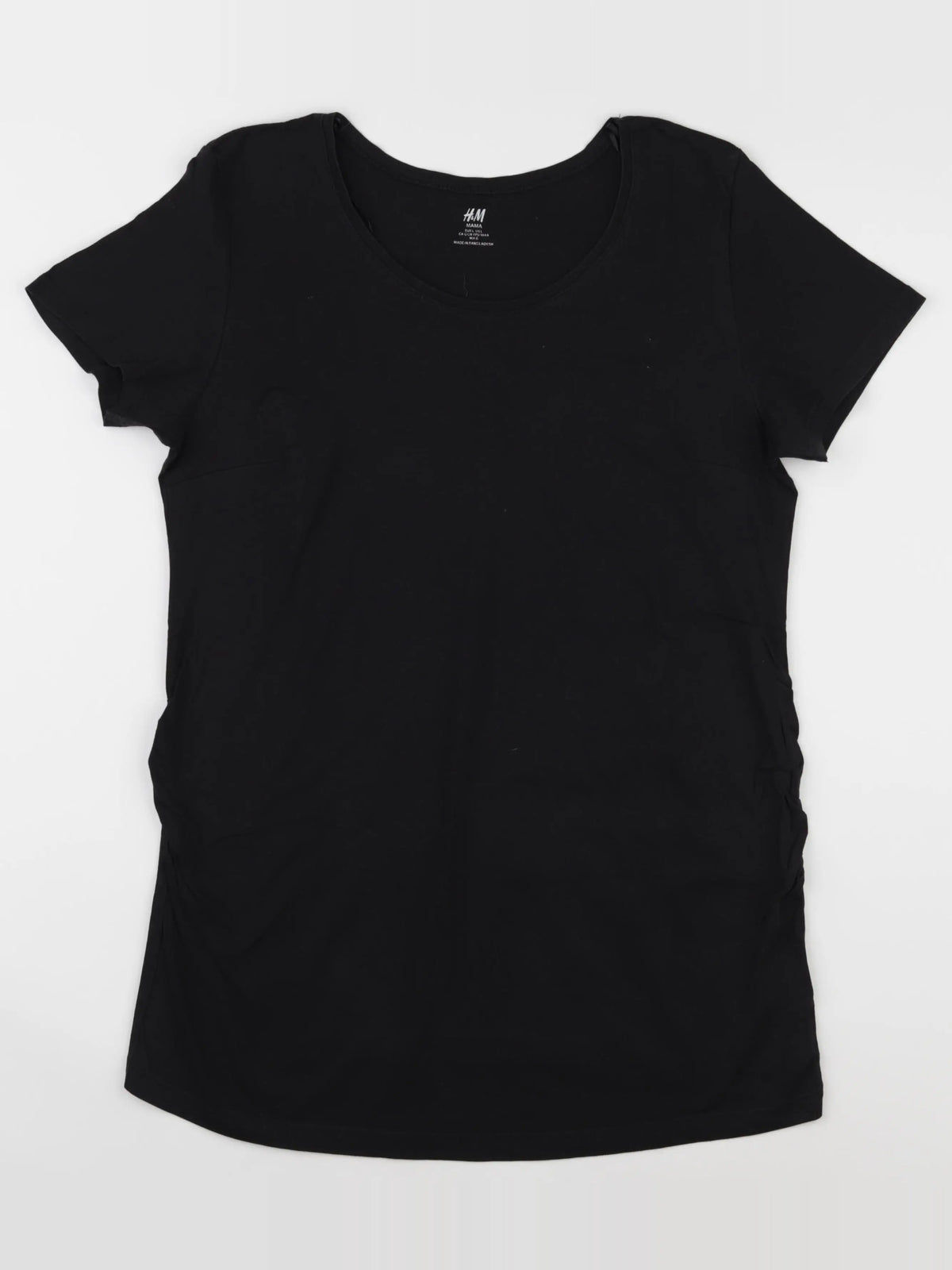 H&M - tee-shirt grossesse noir - l