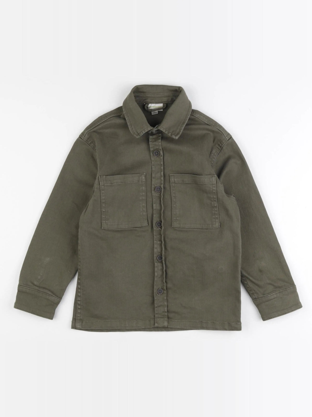 Vertbaudet - veste imprimé au dos vert - 6 ans