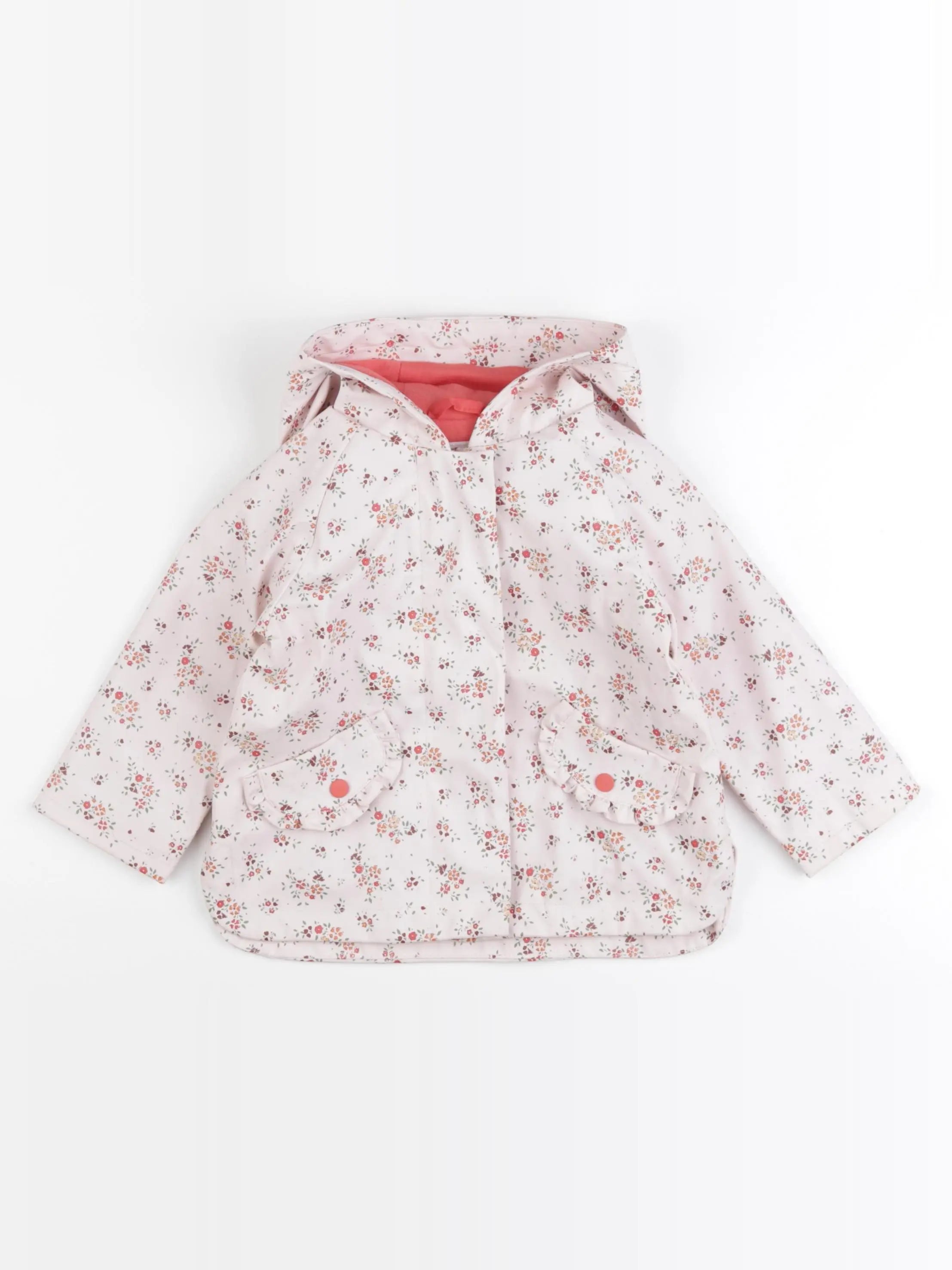 Vertbaudet - imperméable rose - 18 mois