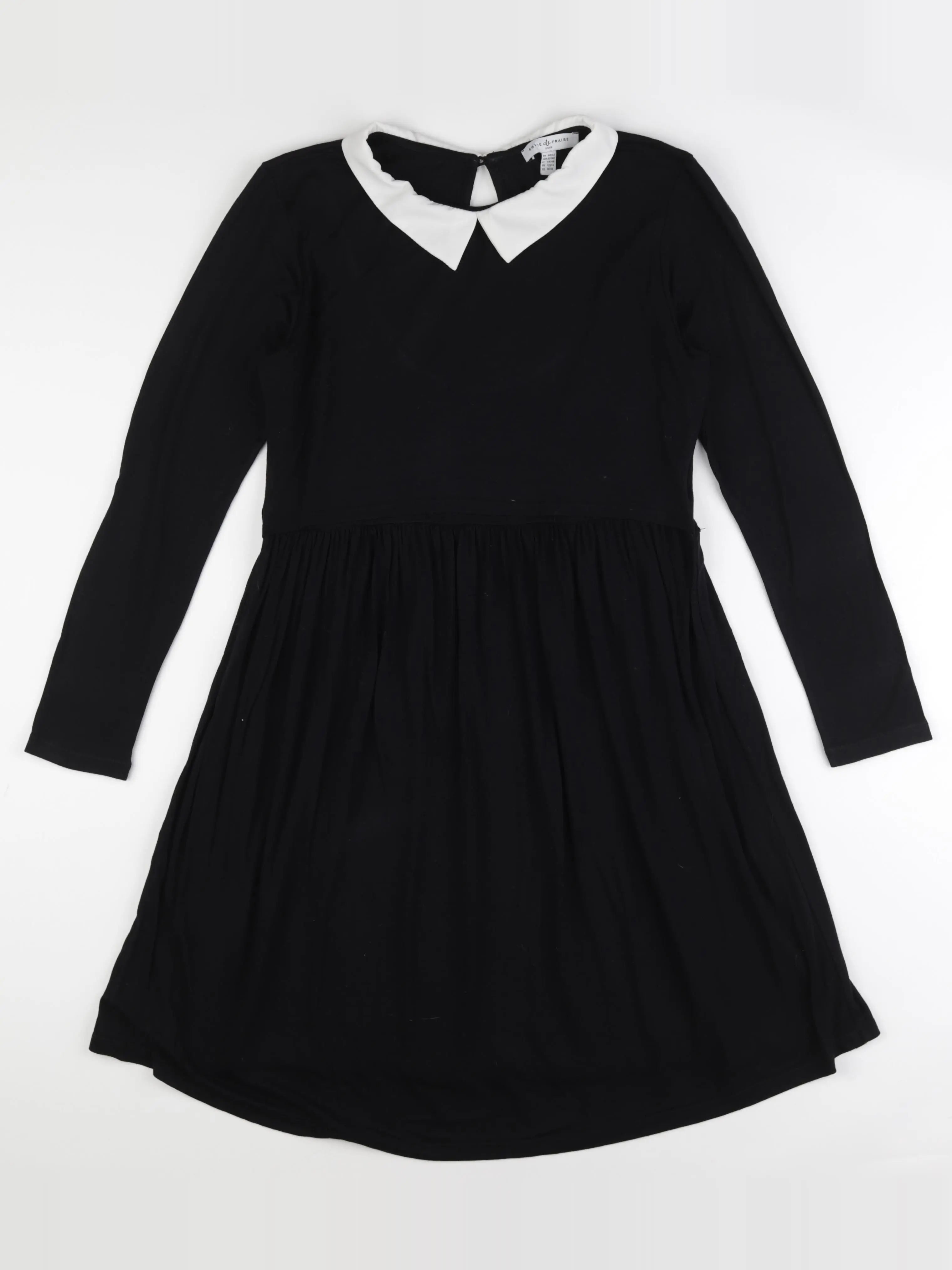 Envie de fraise - robe grossesse noir, blanc - 40 à 42