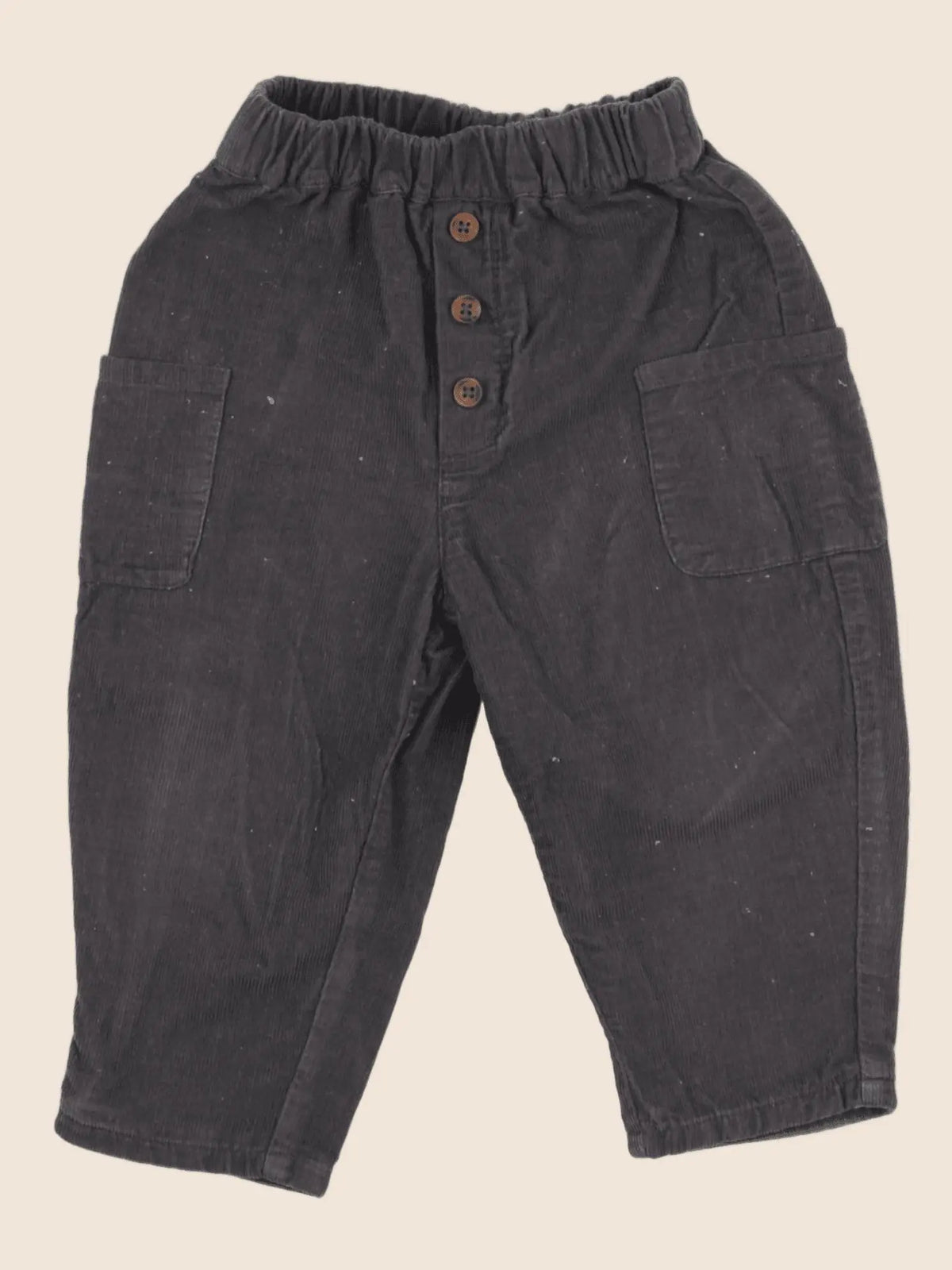 Vertbaudet - pantalon gris - 12 mois