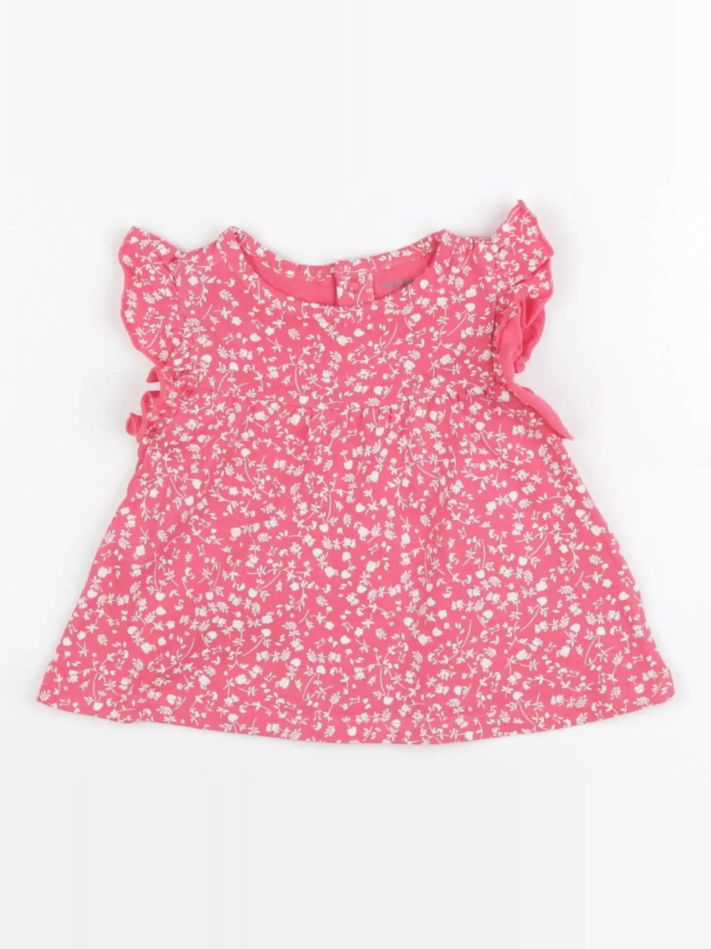 Vertbaudet - tee-shirt rose - 6 mois