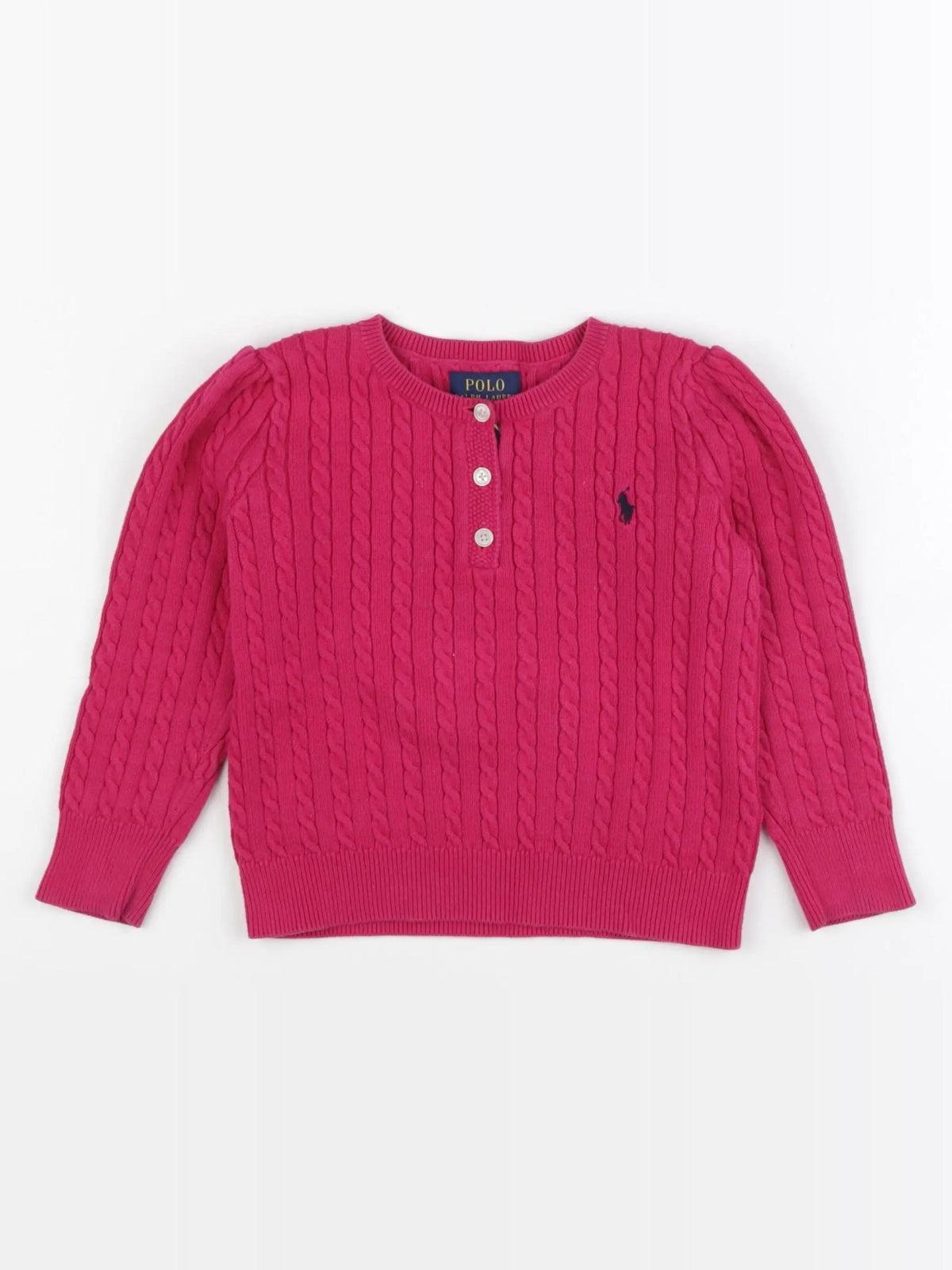 Ralph Lauren - pull rose - 4 ans