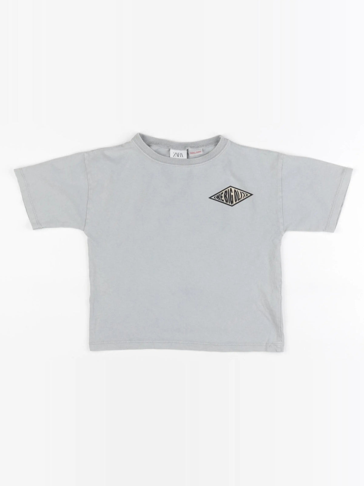 Zara - tee-shirt imprimé au dos bleu - 18/24 mois