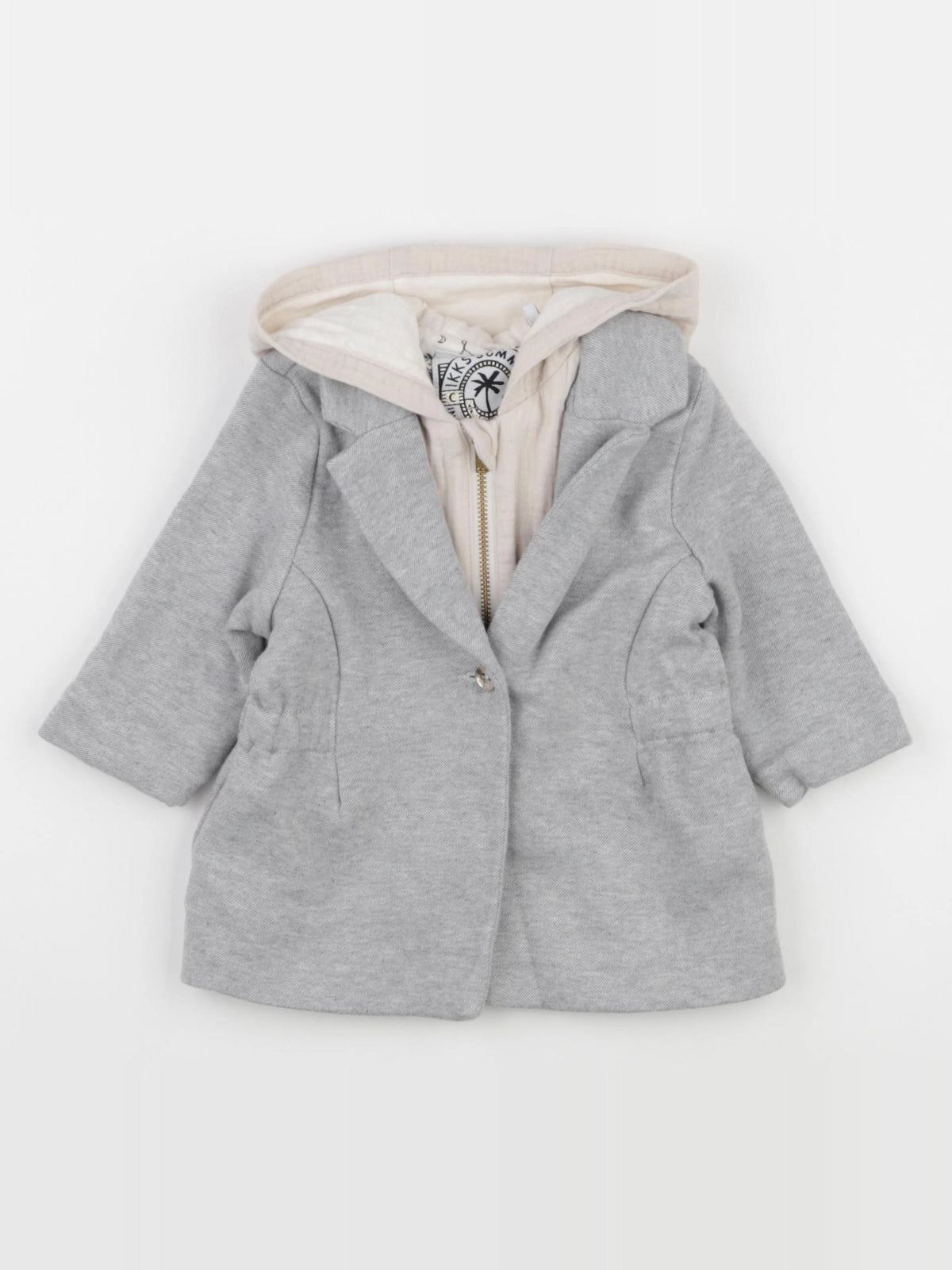 IKKS - veste gris, beige - 6 mois