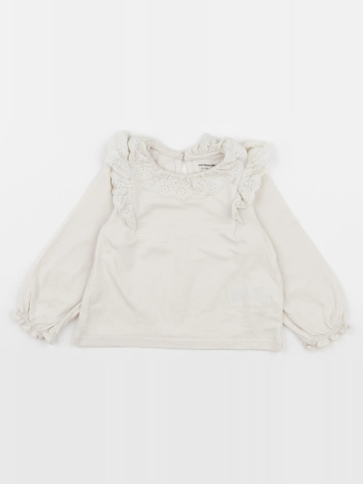 Vertbaudet - tee-shirt beige - 18 mois
