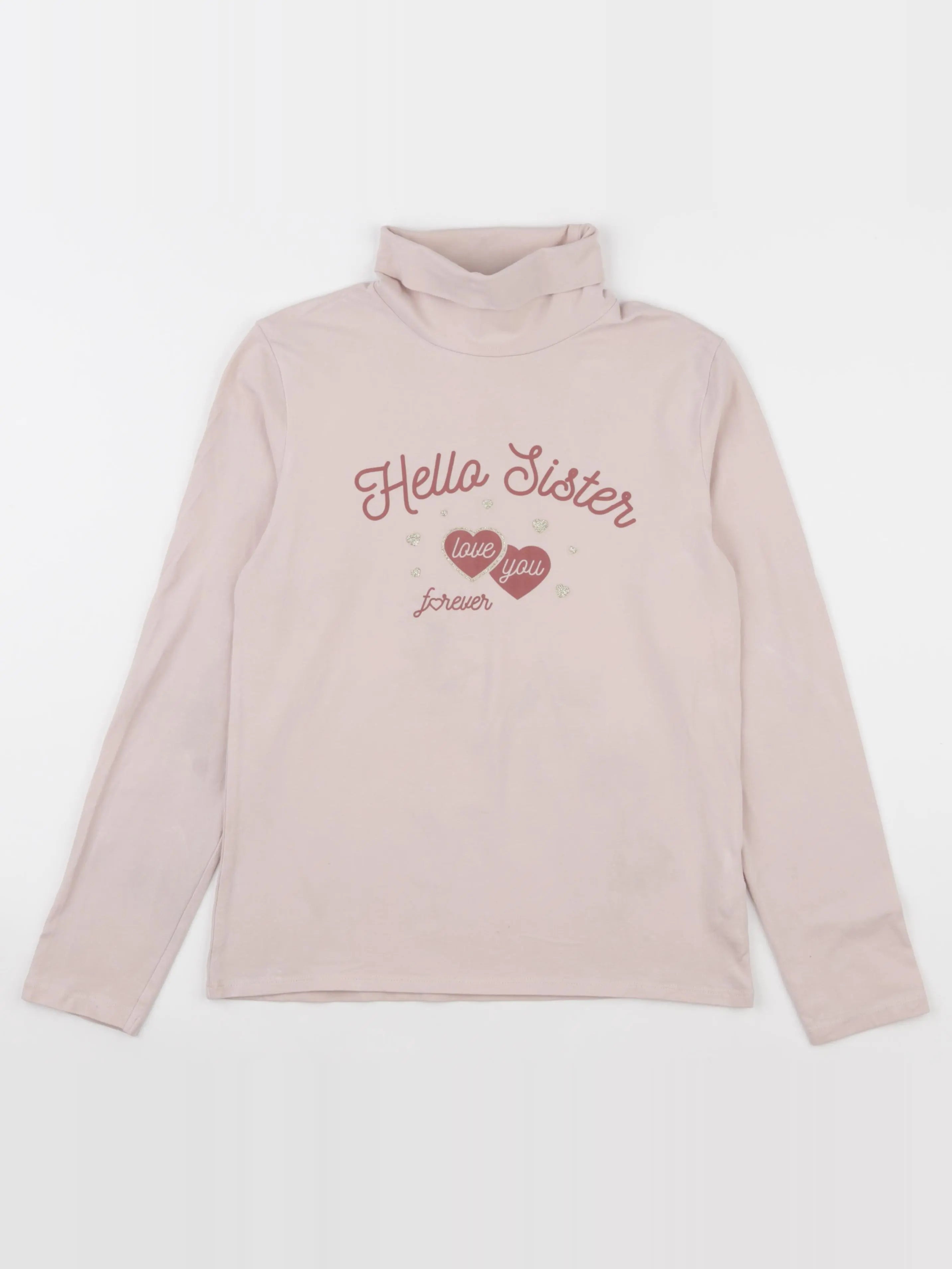 Vertbaudet - sous-pull rose - 12 ans