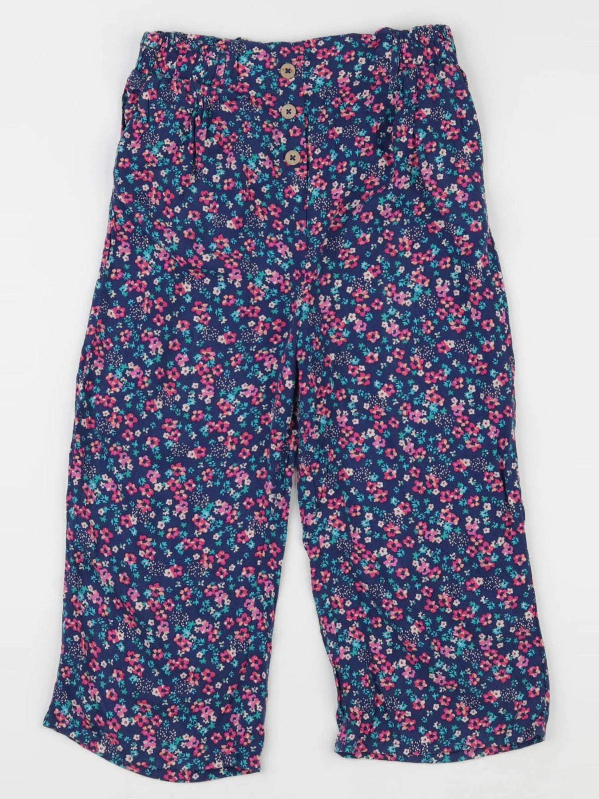 Vertbaudet - pantalon bleu - 10 ans