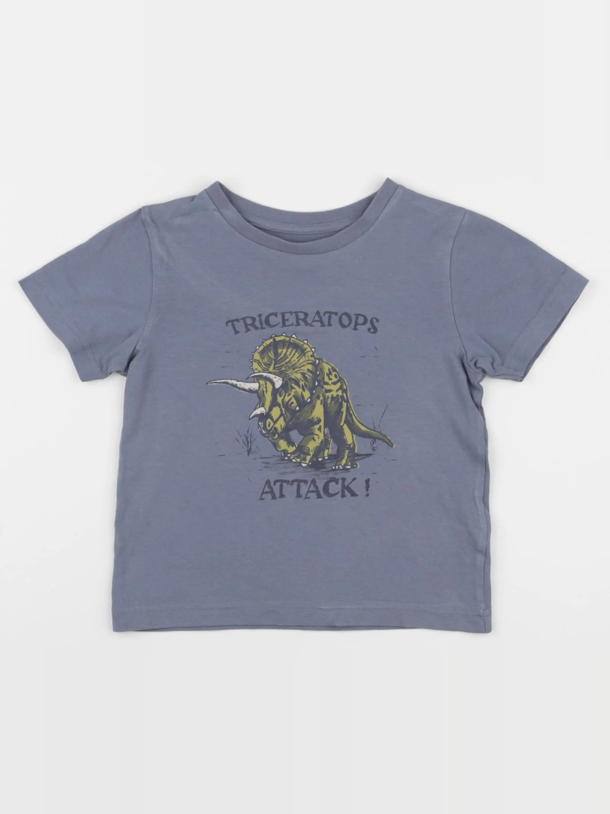 Vertbaudet - tee-shirt bleu - 4 ans