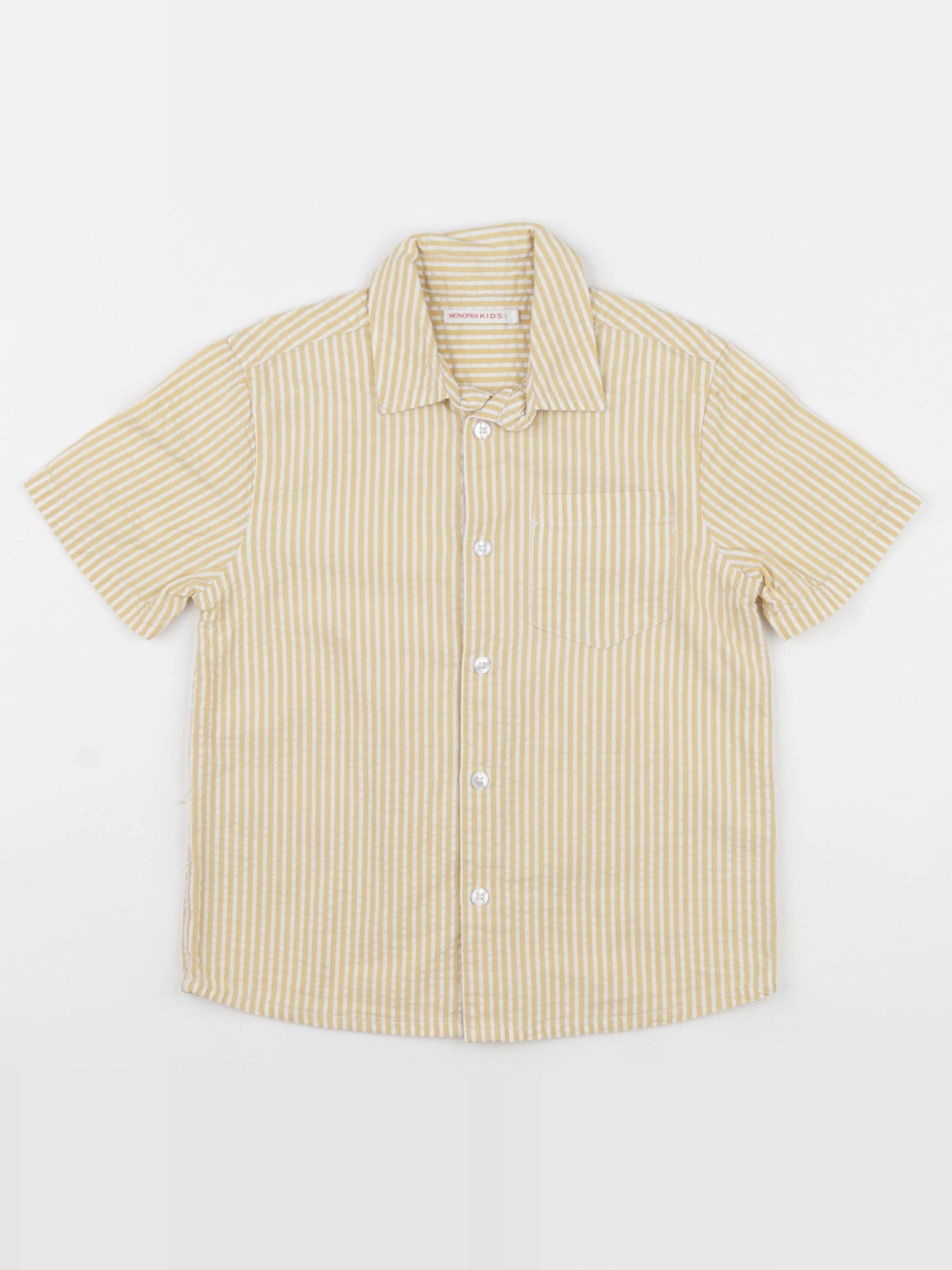 Monoprix - chemise jaune - 5 ans