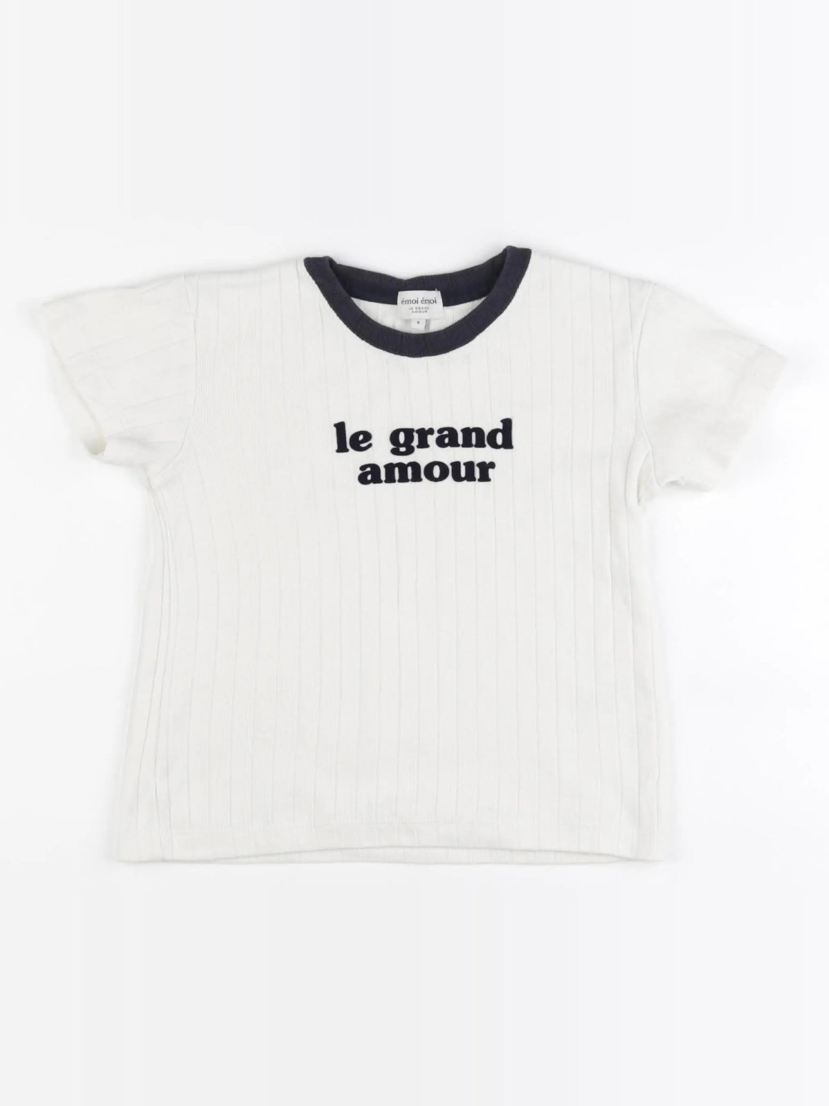 Emoi emoi - tee-shirt blanc - 6 ans