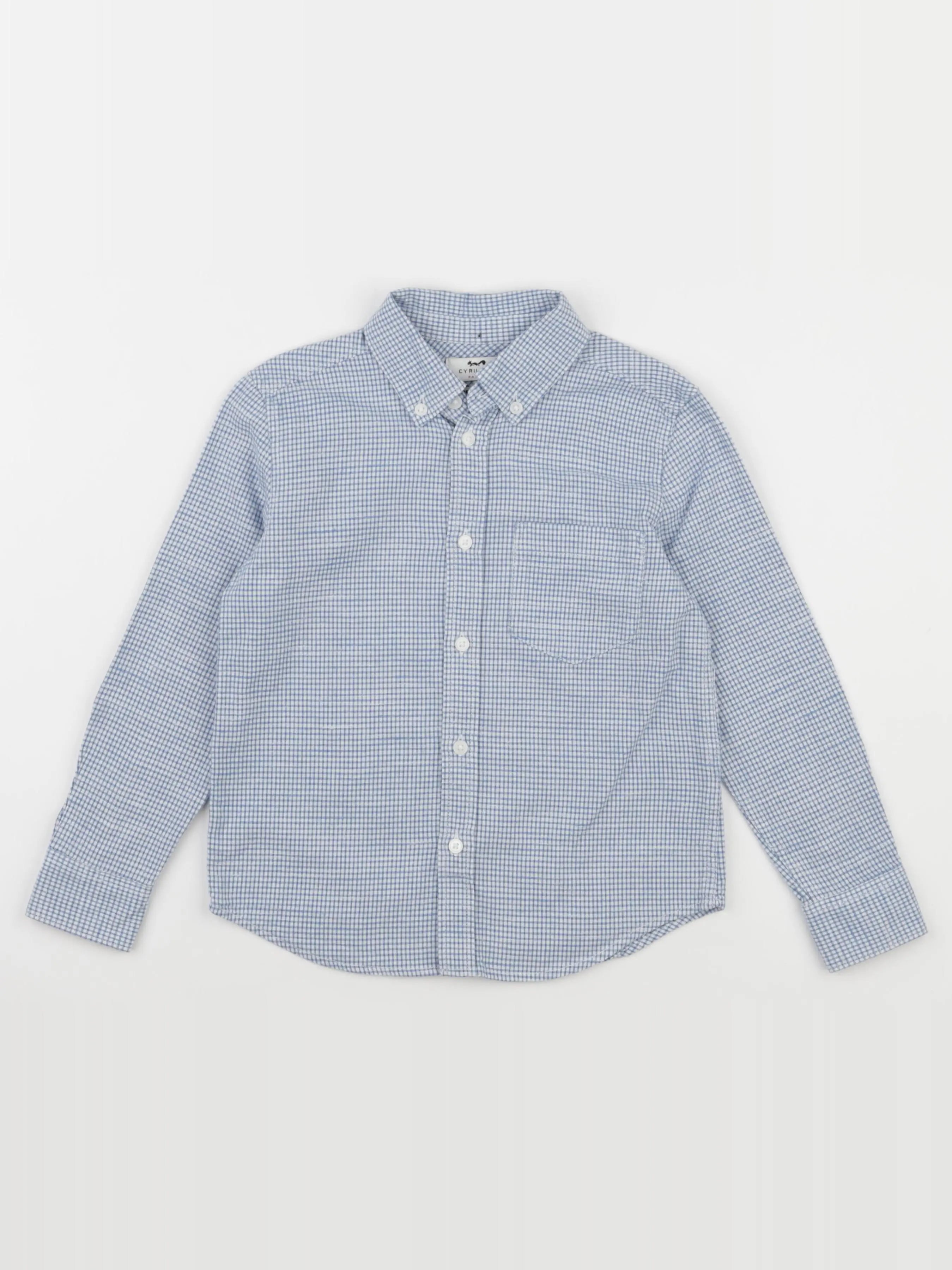 Cyrillus - chemise bleu - 6 ans