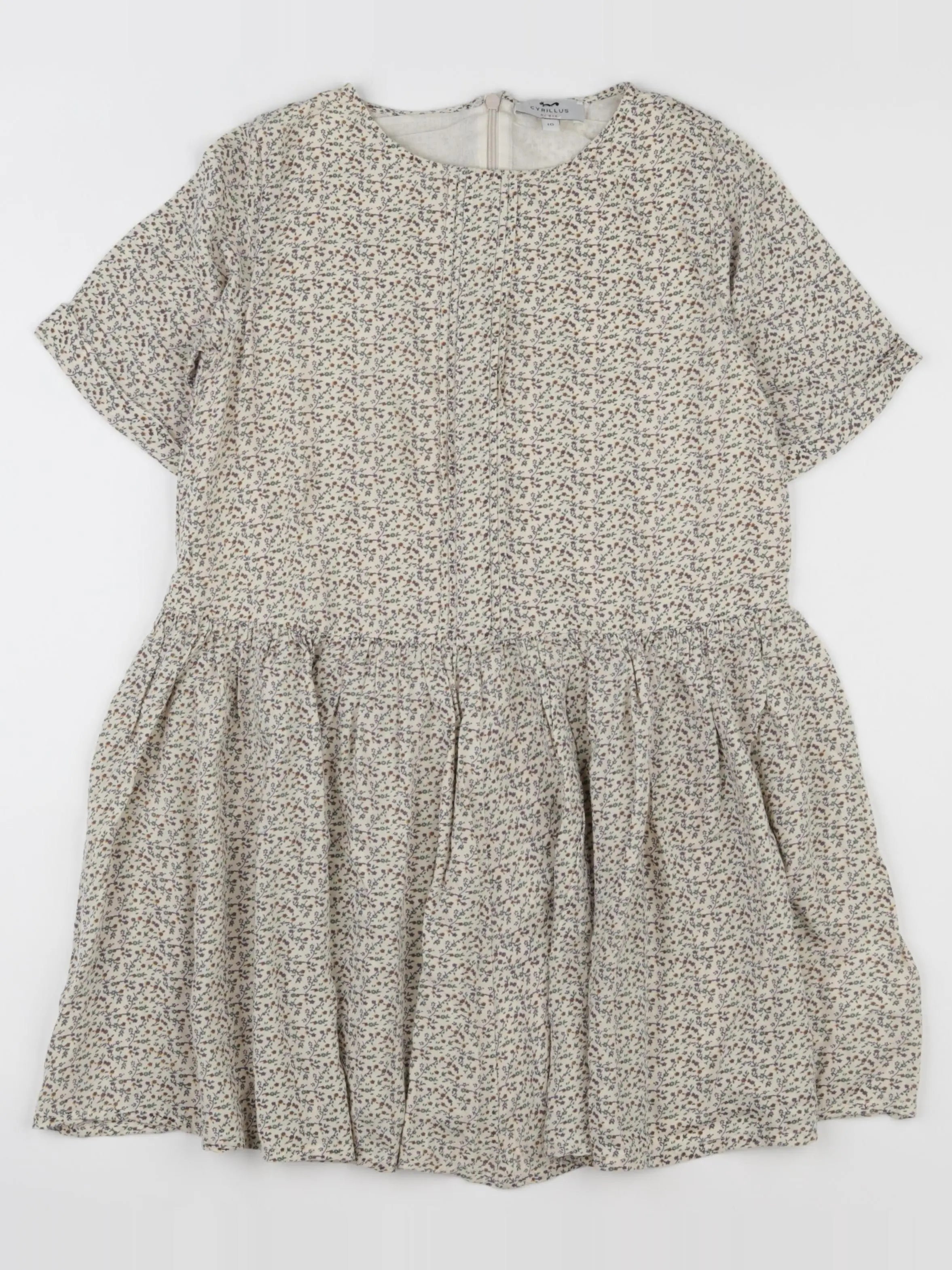 Cyrillus - robe marron - 10 ans