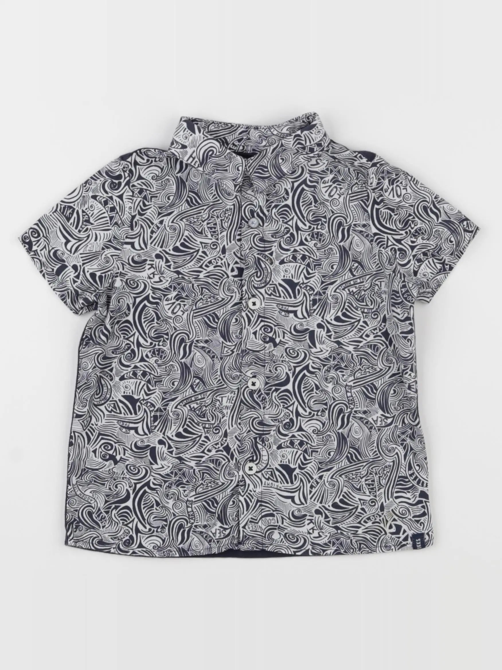 IKKS - chemise bleu - 18 mois