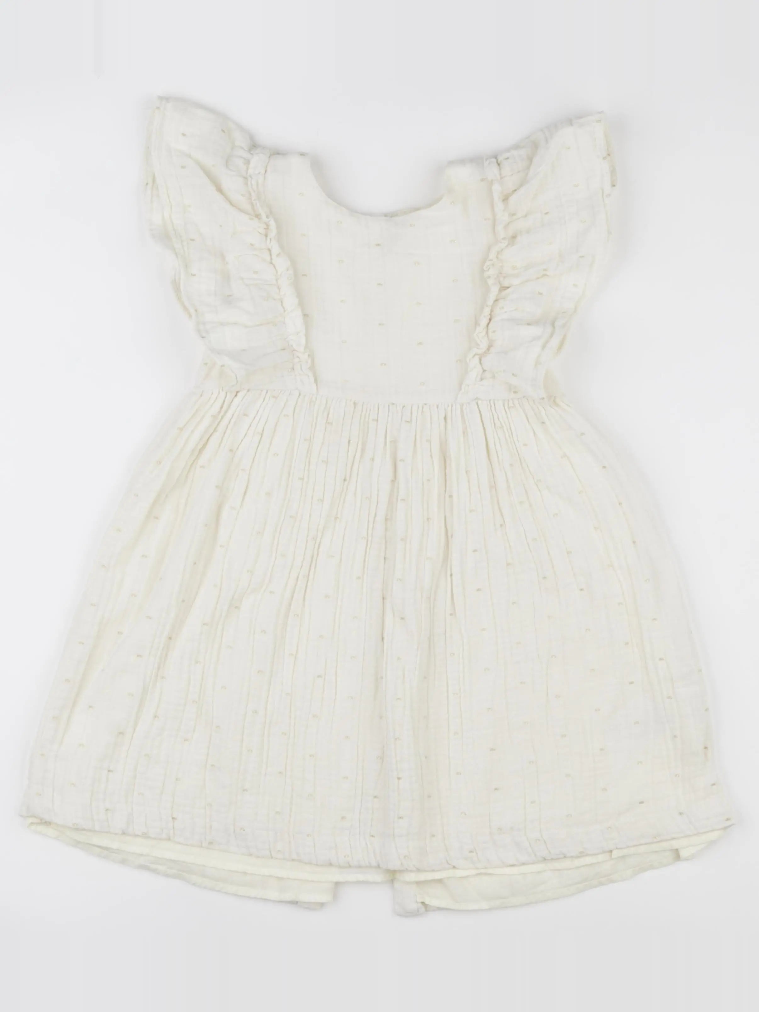 Natalys - robe beige, or - 5 ans