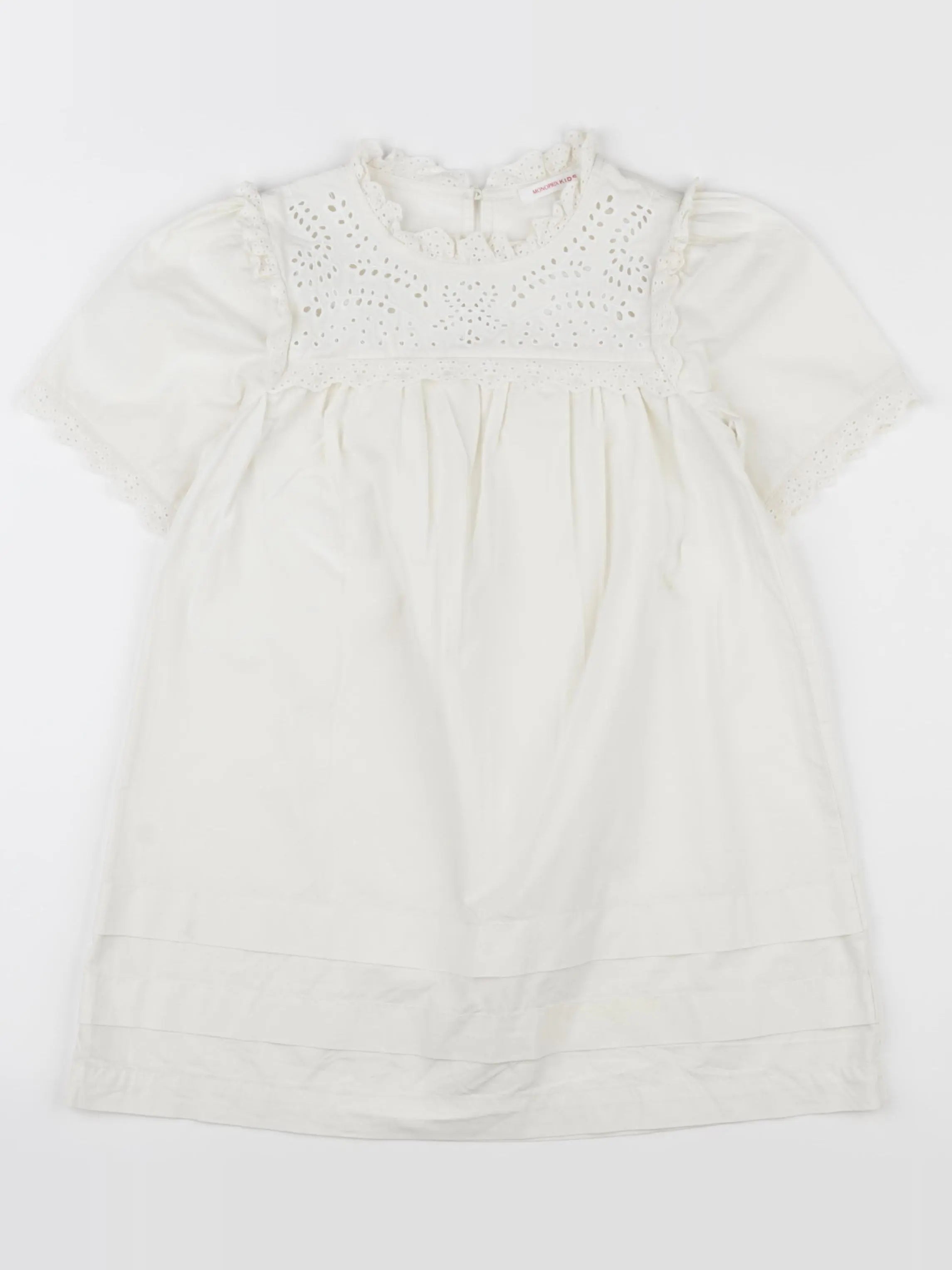 Monoprix - robe beige - 6 ans