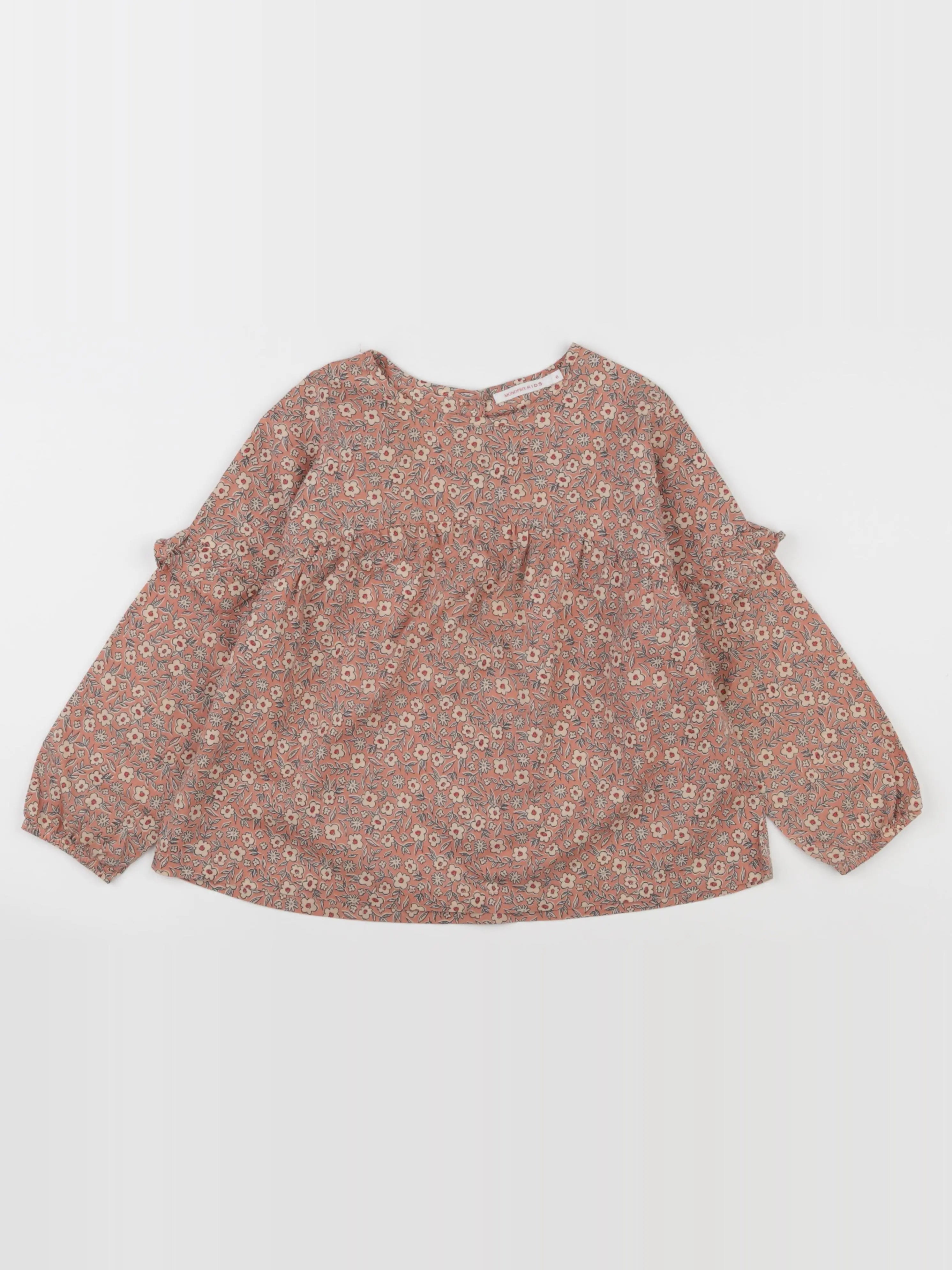 Monoprix - blouse rose - 6 ans