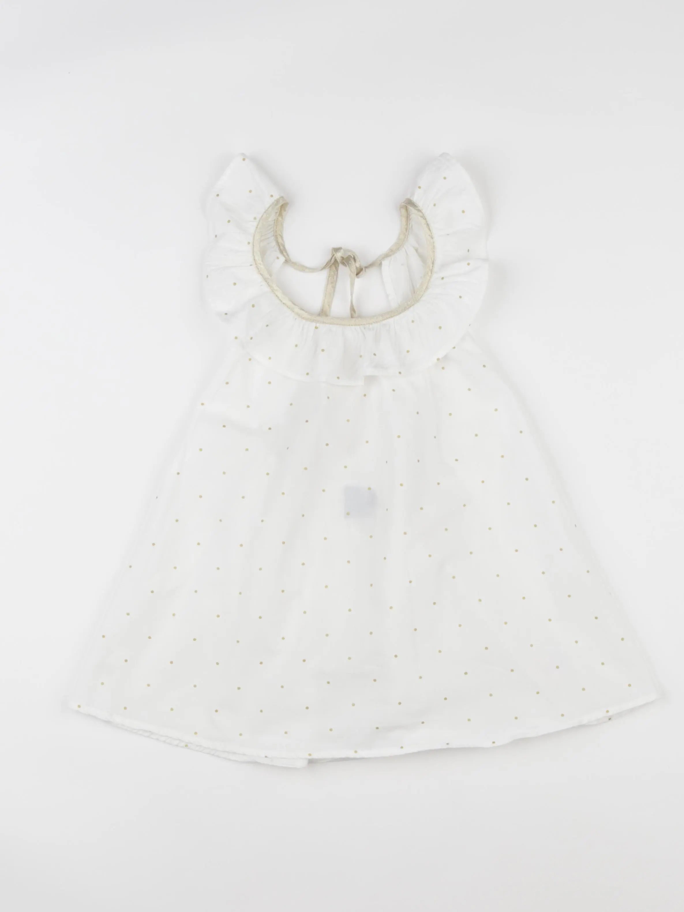 Frangin Frangine - blouse blanc, or - 6 ans