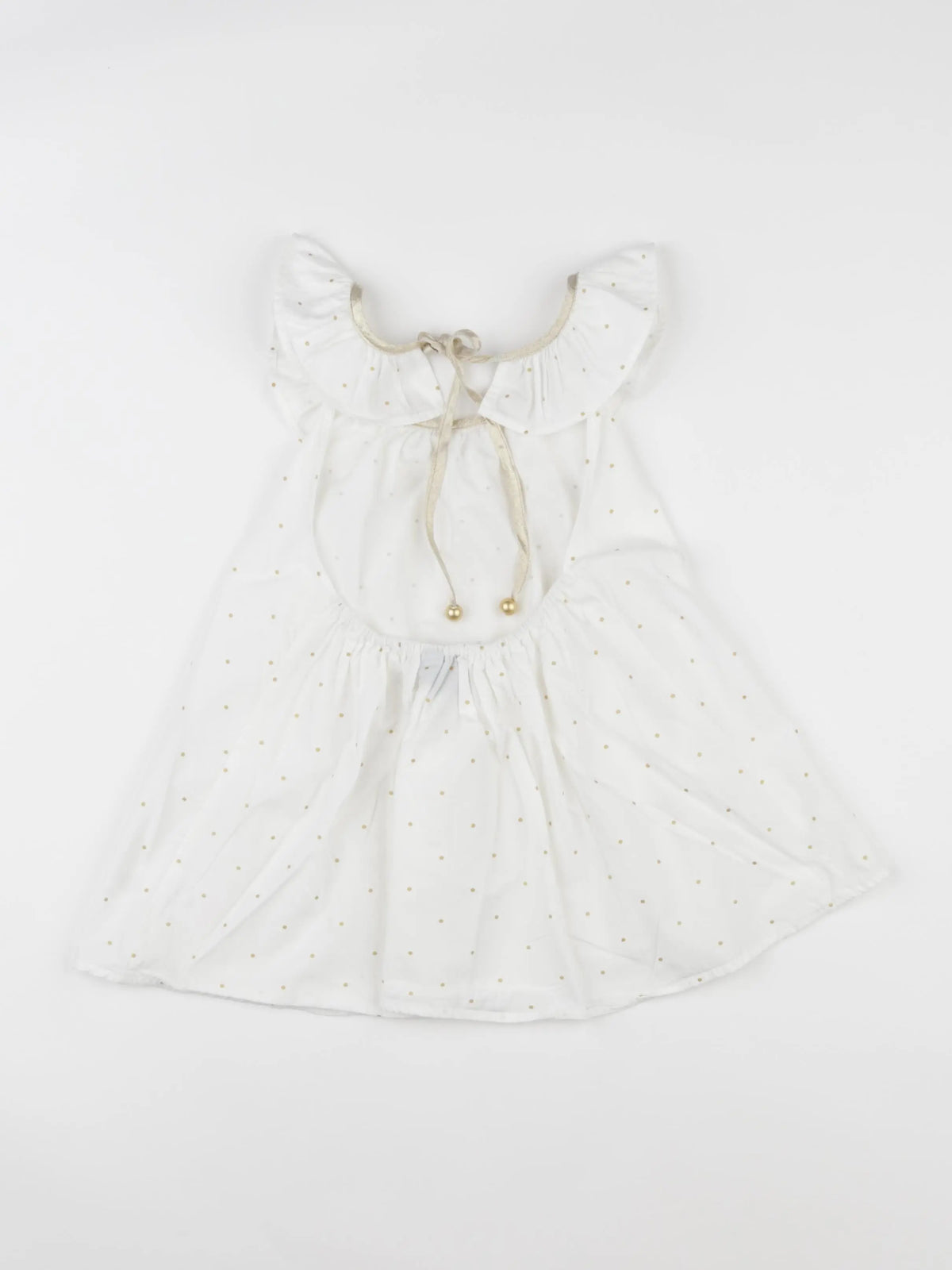 Frangin Frangine - blouse blanc, or - 6 ans