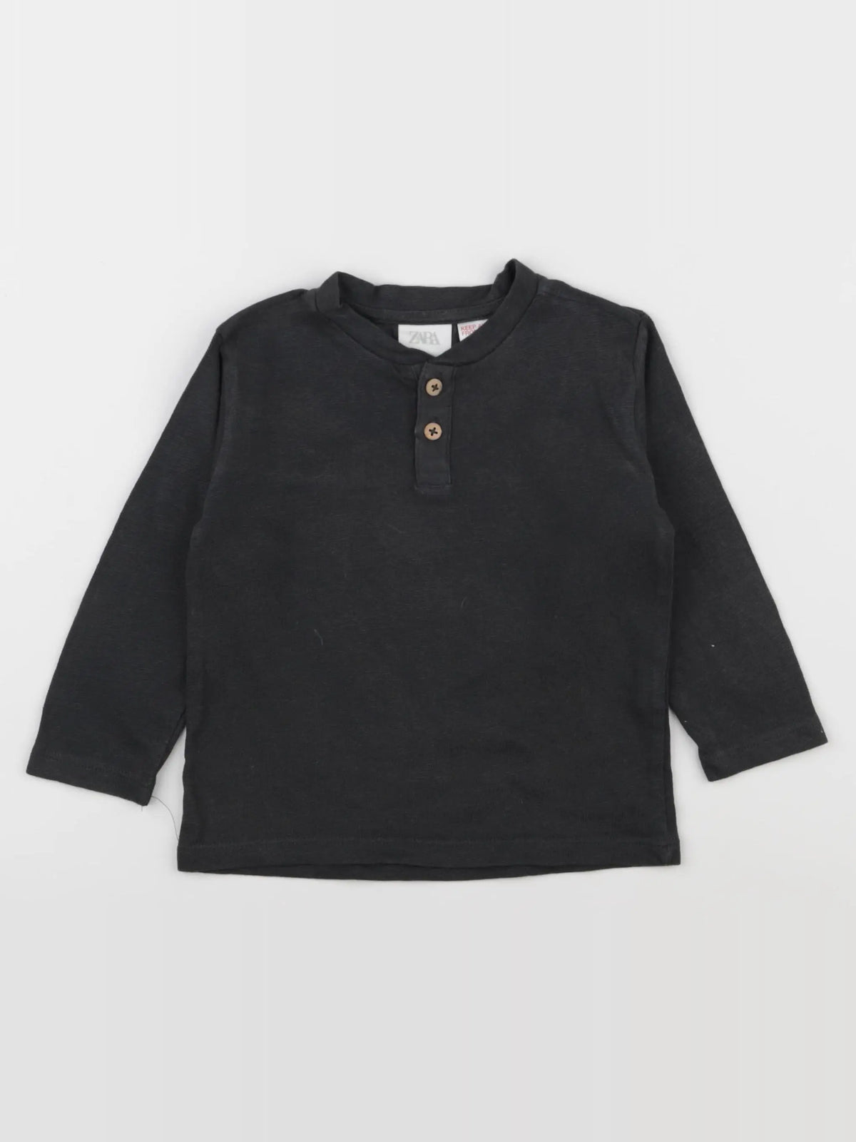 Zara - blouse noir - 9/12 mois