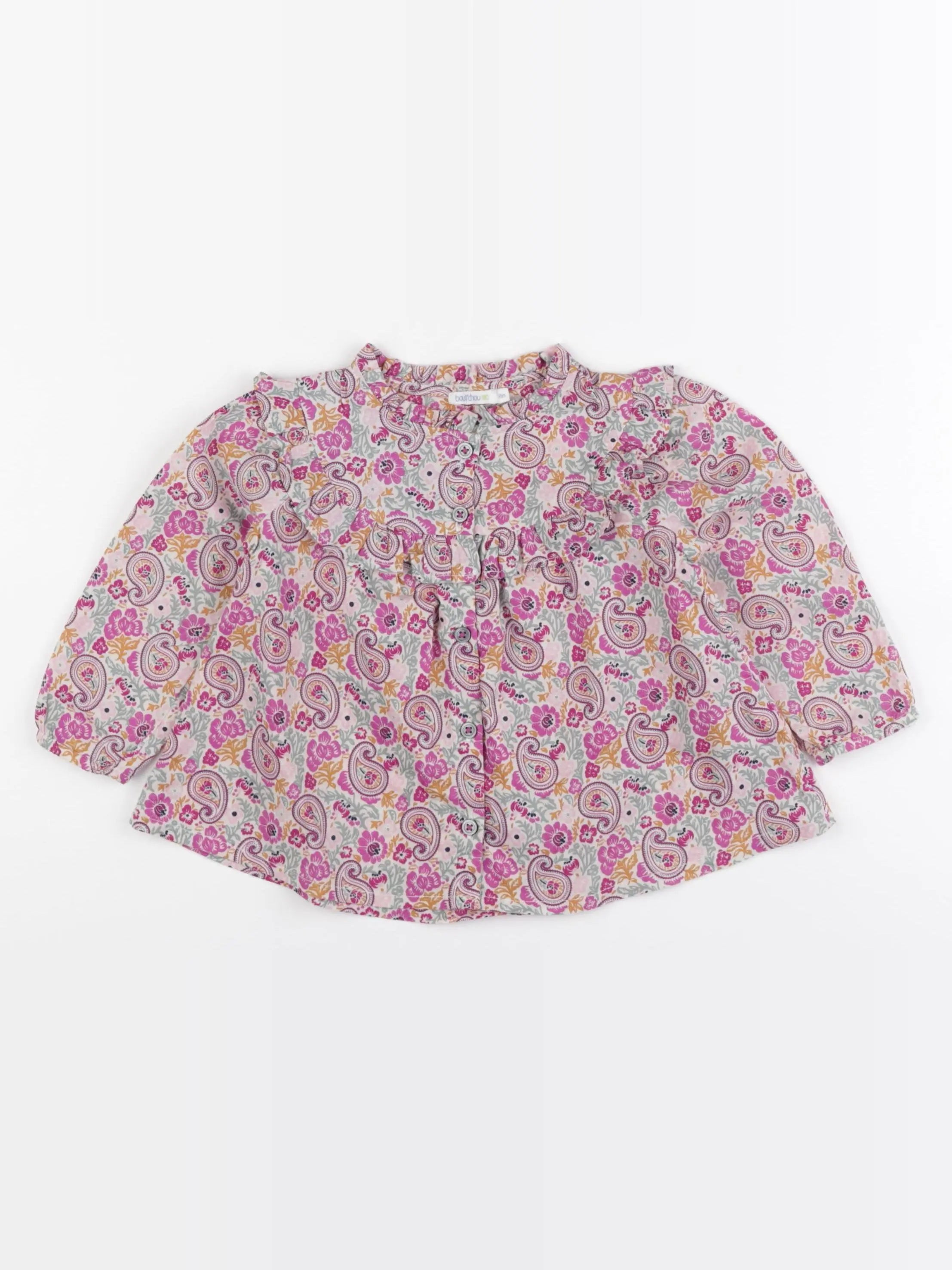 Boutchou - blouse multicolore - 18 mois
