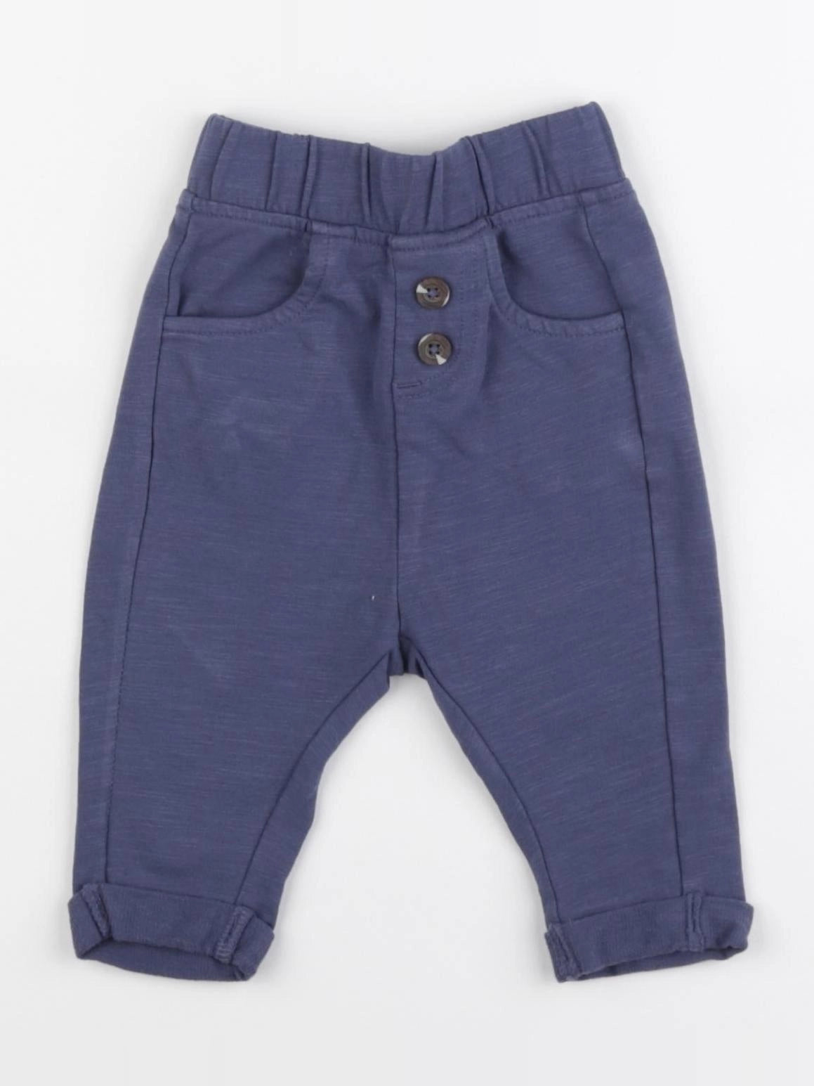 Tape à l'oeil - pantalon bleu - 3 mois