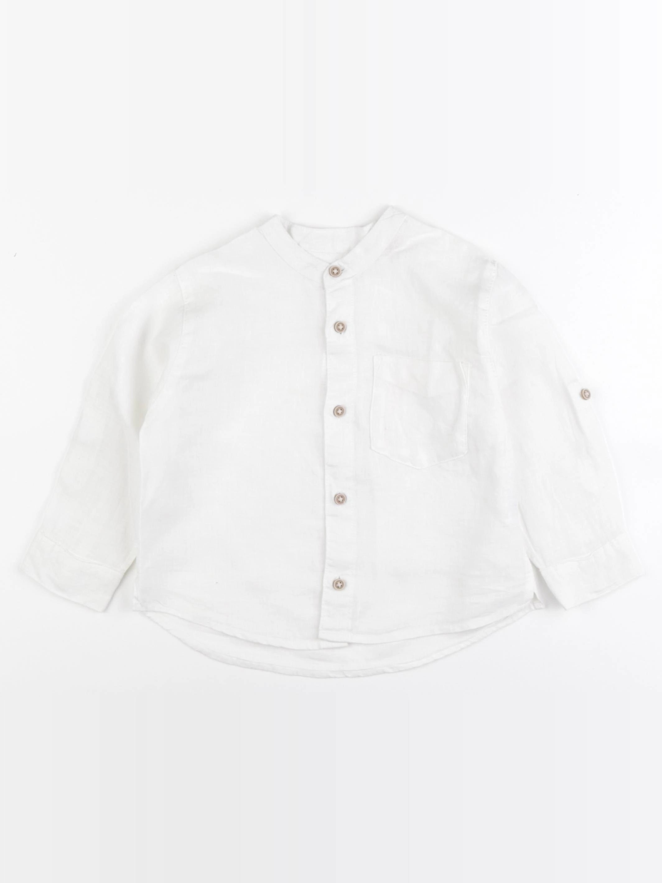 Zara - chemise blanc - 18/24 mois
