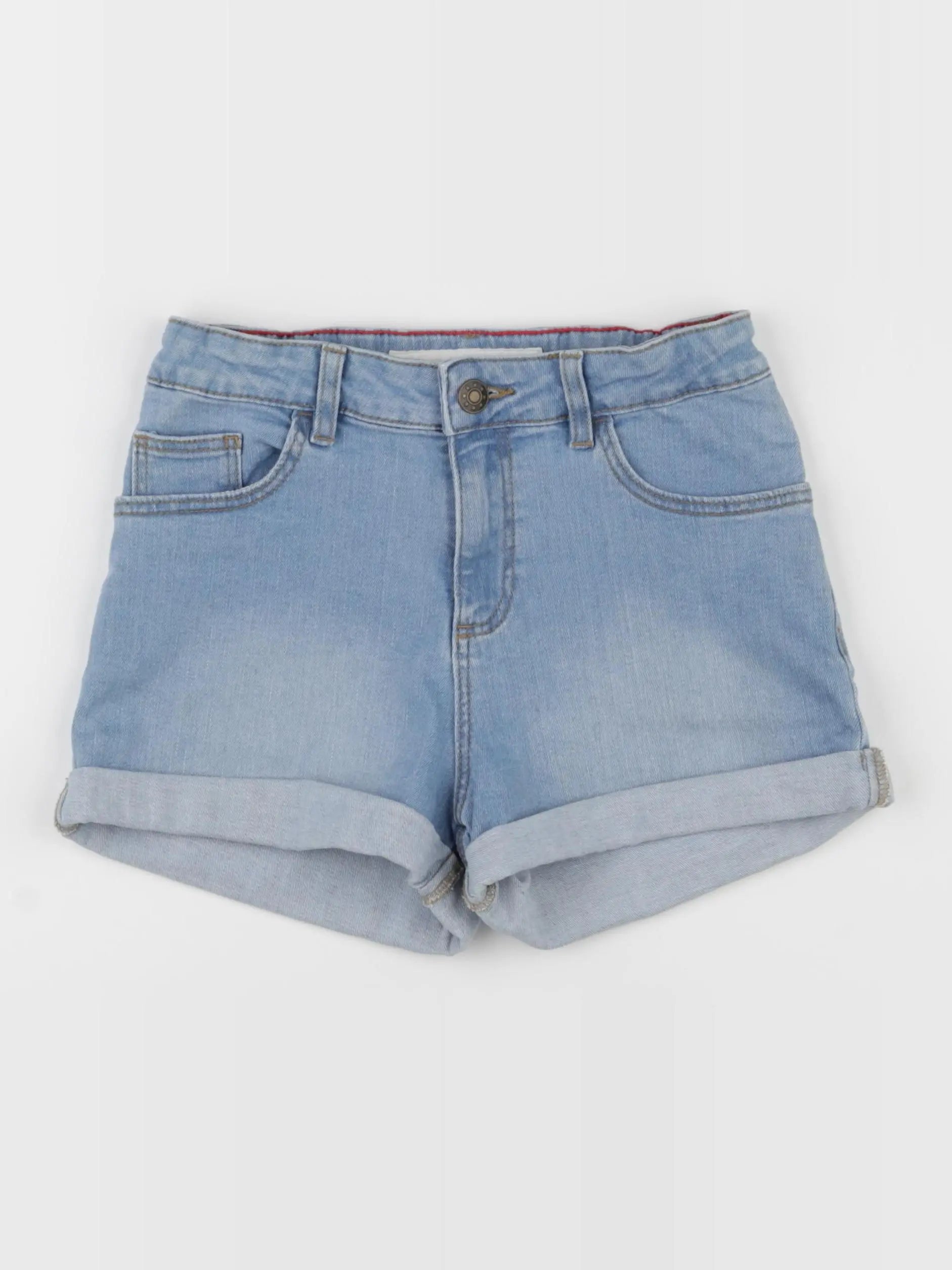 Monoprix - short bleu - 12 ans