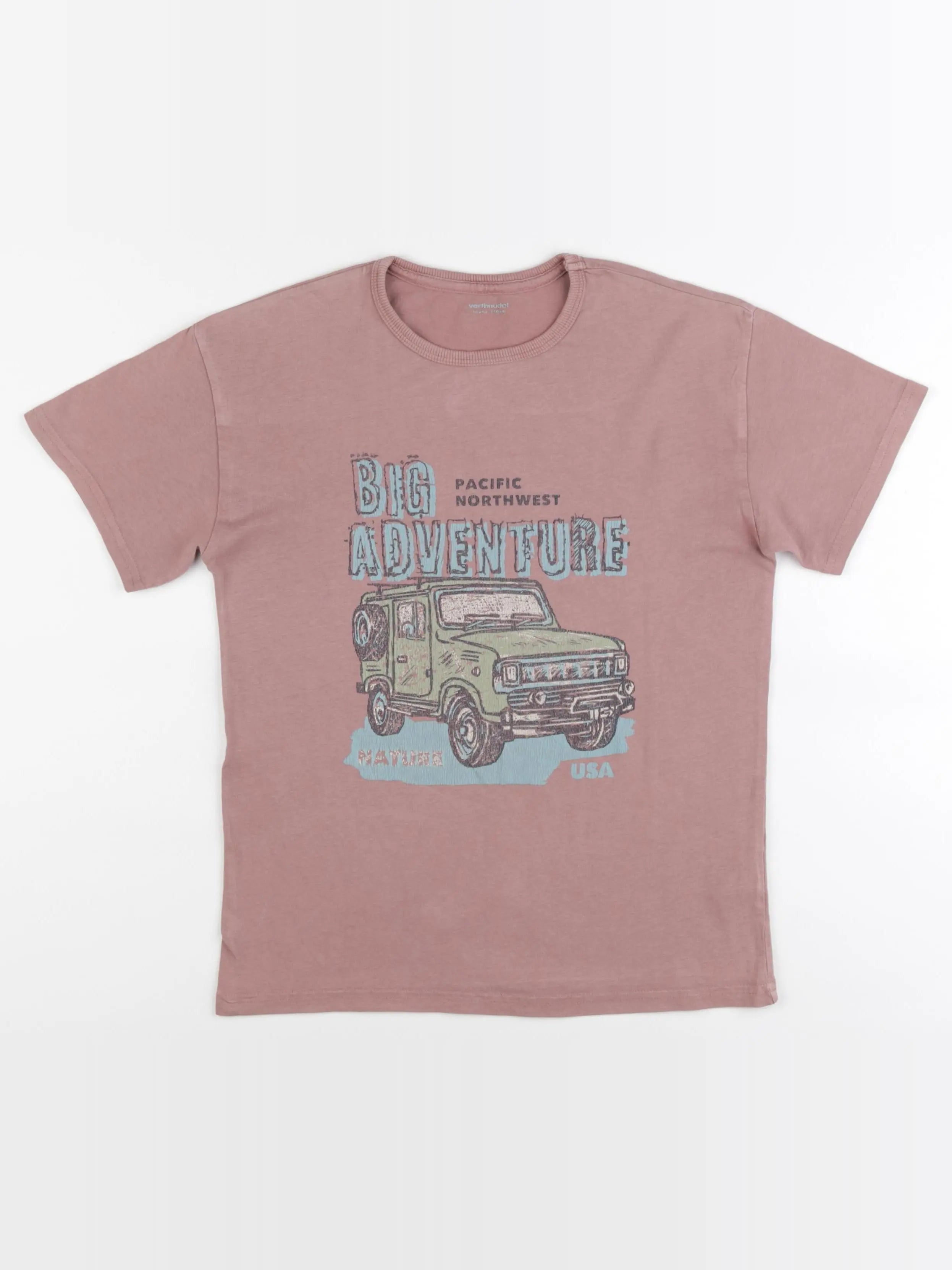 Vertbaudet - tee-shirt rose - 10 ans