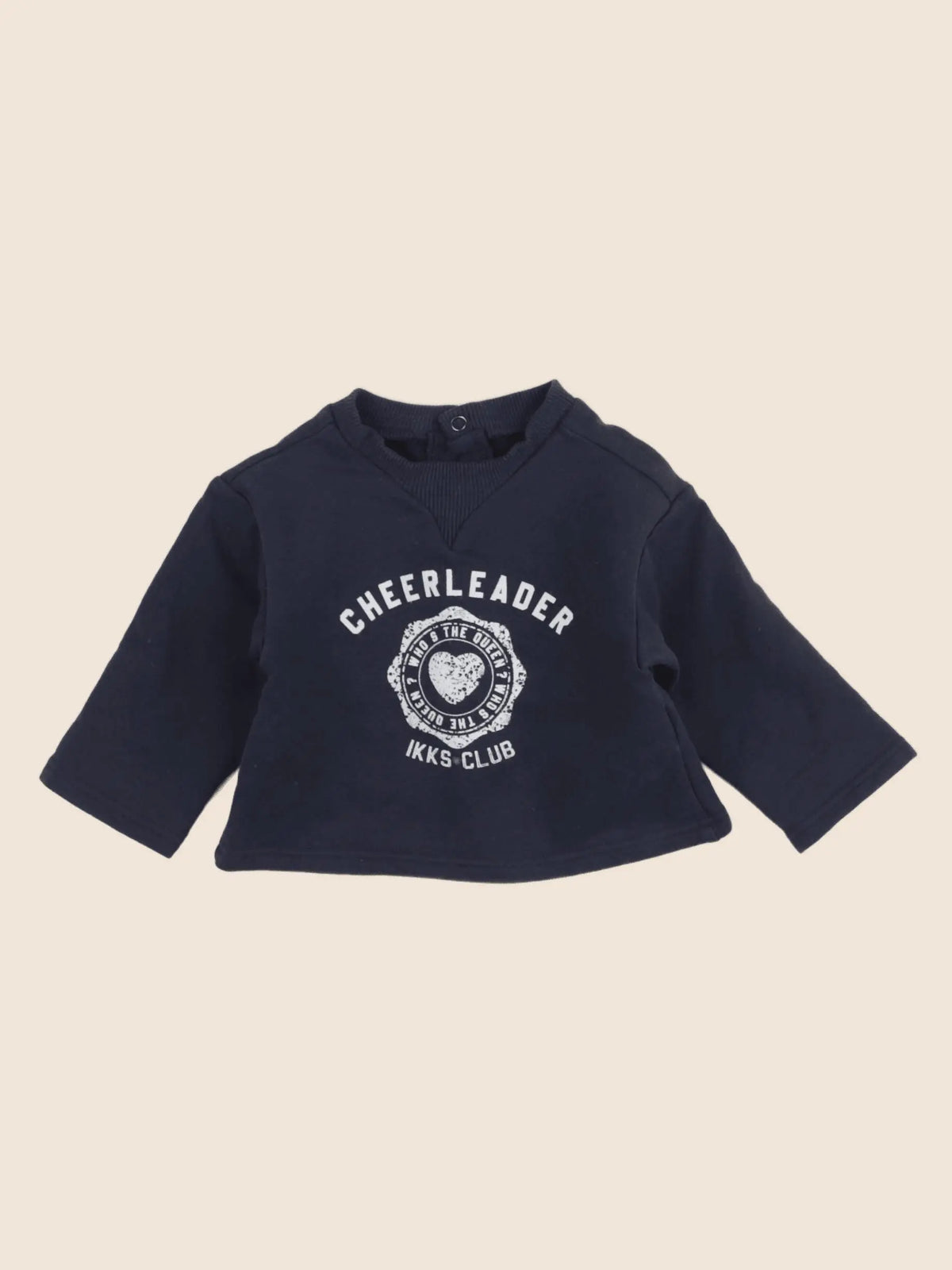 IKKS - sweat bleu - 6 mois