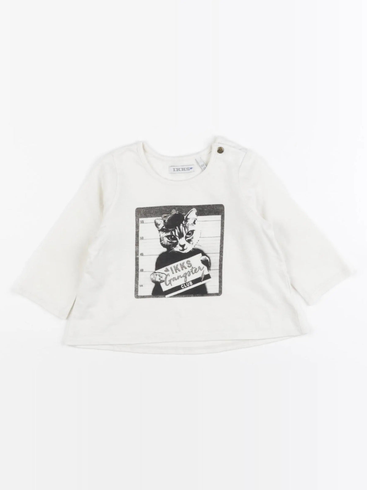 IKKS - tee-shirt blanc - 6 mois