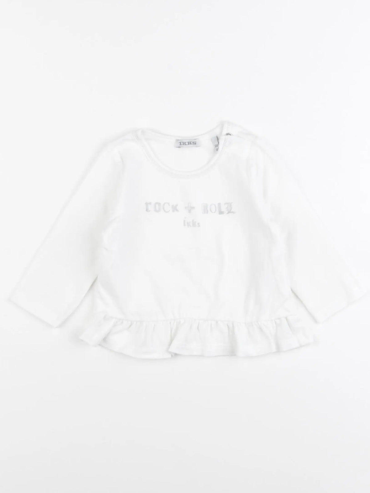 IKKS - tee-shirt blanc - 6 mois