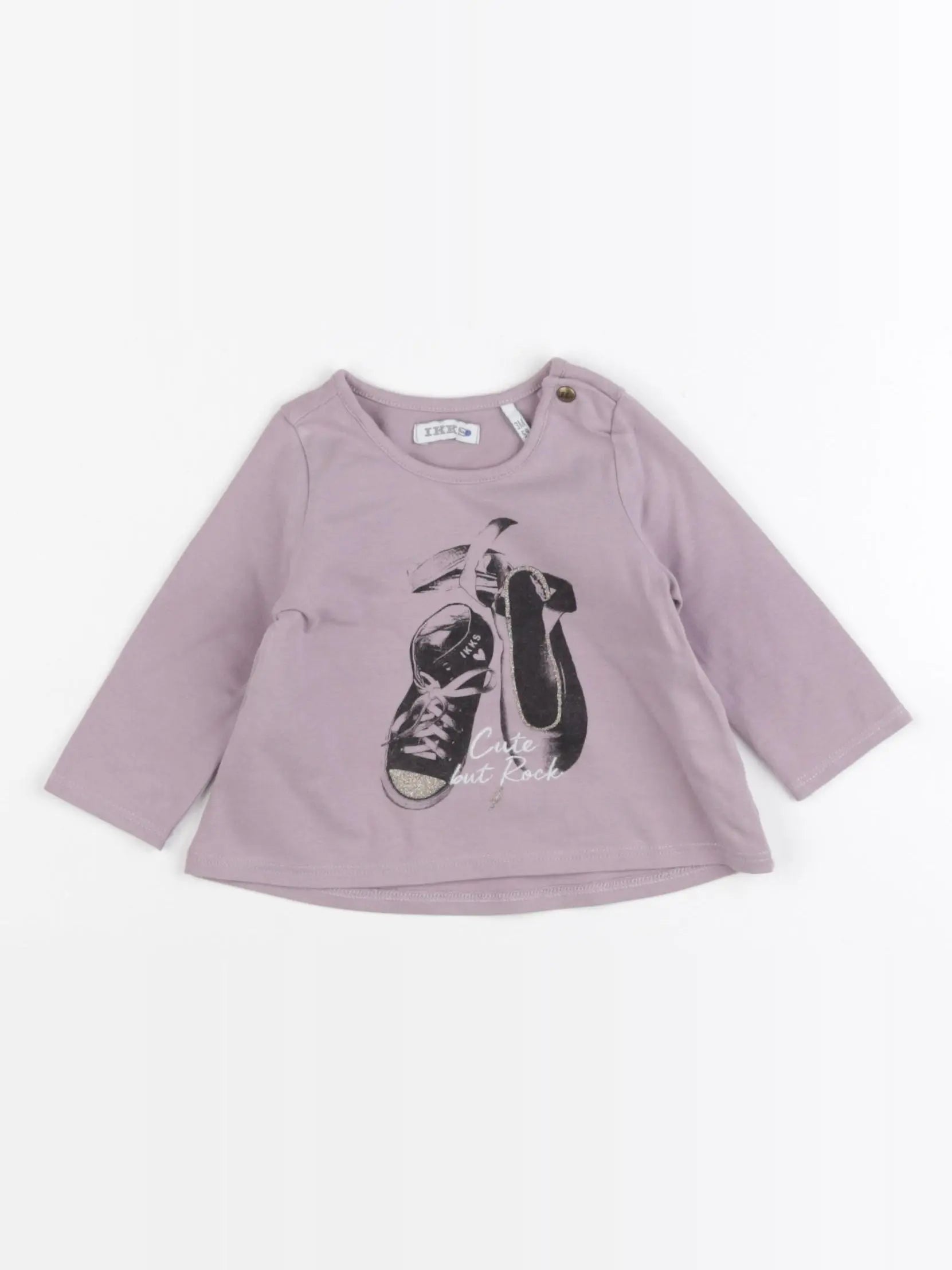IKKS - tee-shirt violet - 3 mois