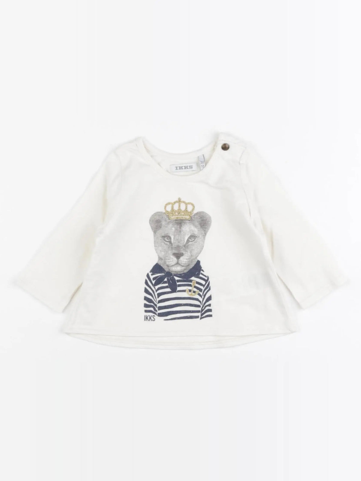 IKKS - tee-shirt blanc - 3 mois