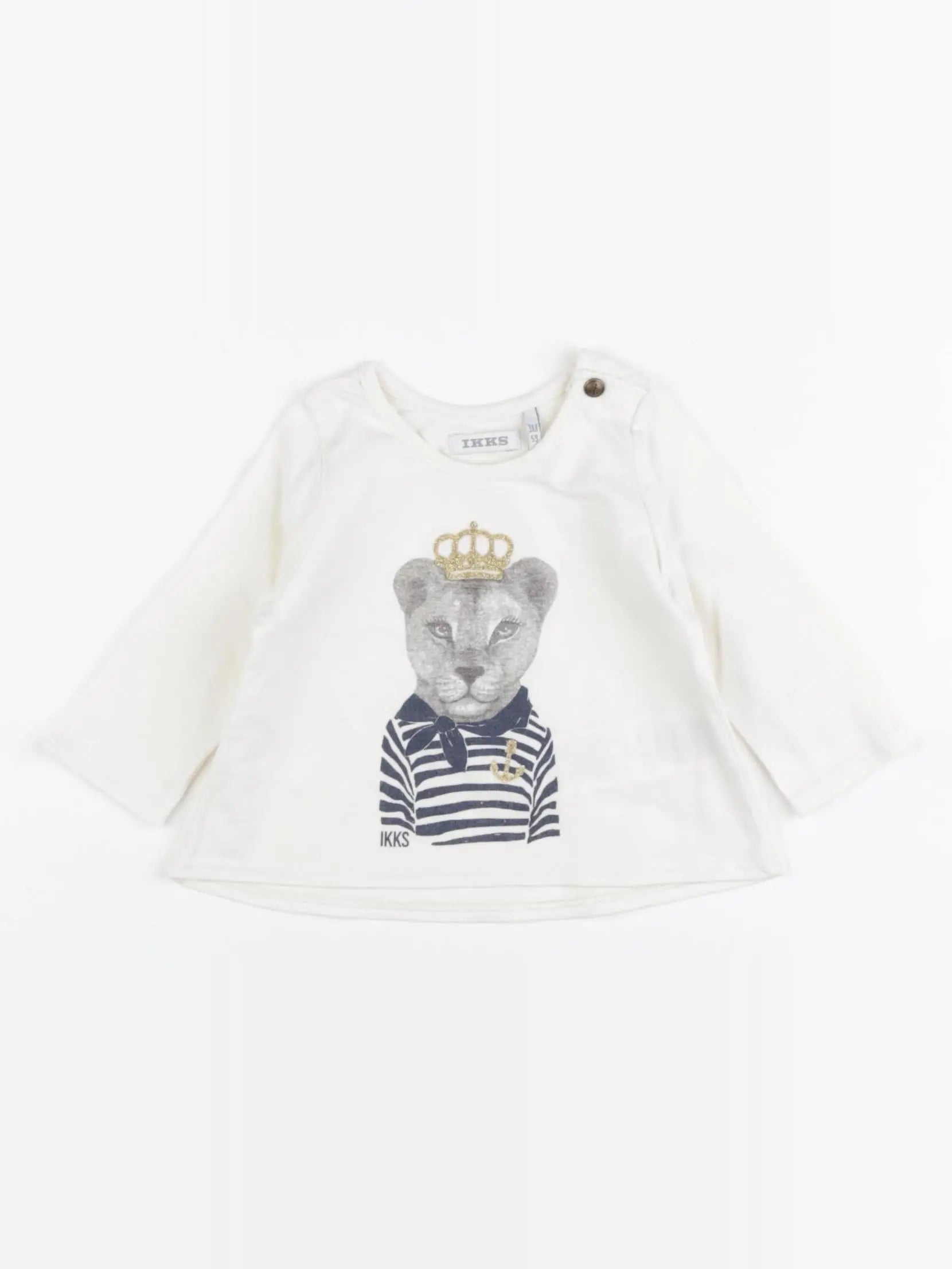 IKKS - tee-shirt blanc - 3 mois