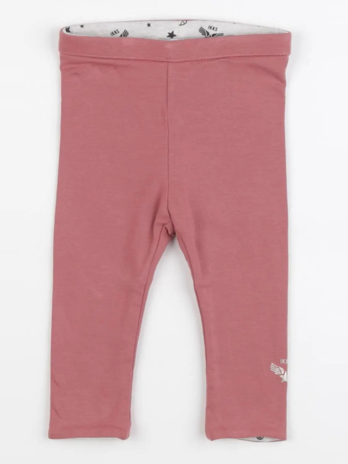 IKKS - legging réversible rose - 6 mois