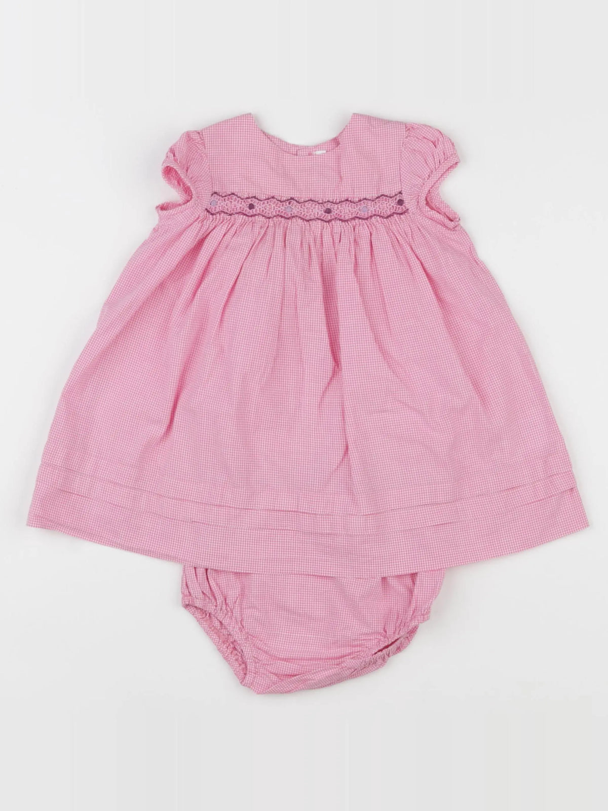 Jacadi - robe rose - 6 mois