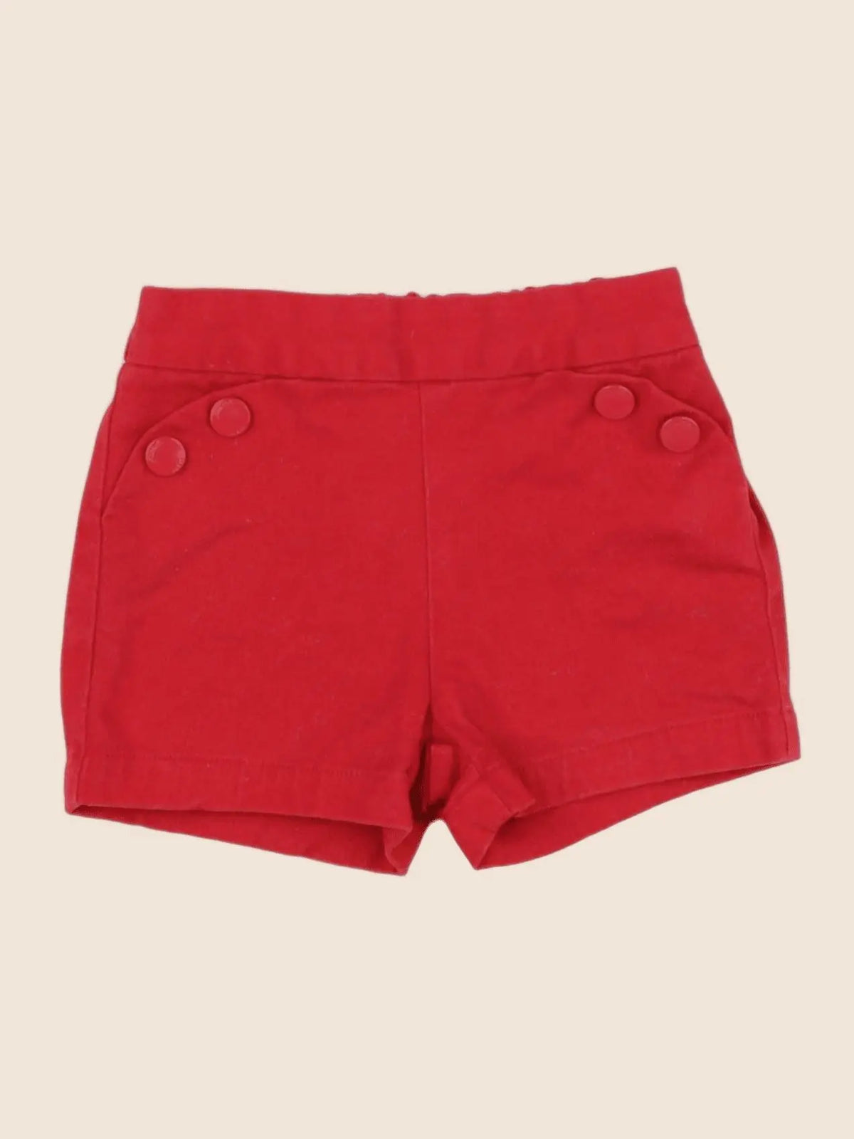 Jacadi - short rouge - 12 mois