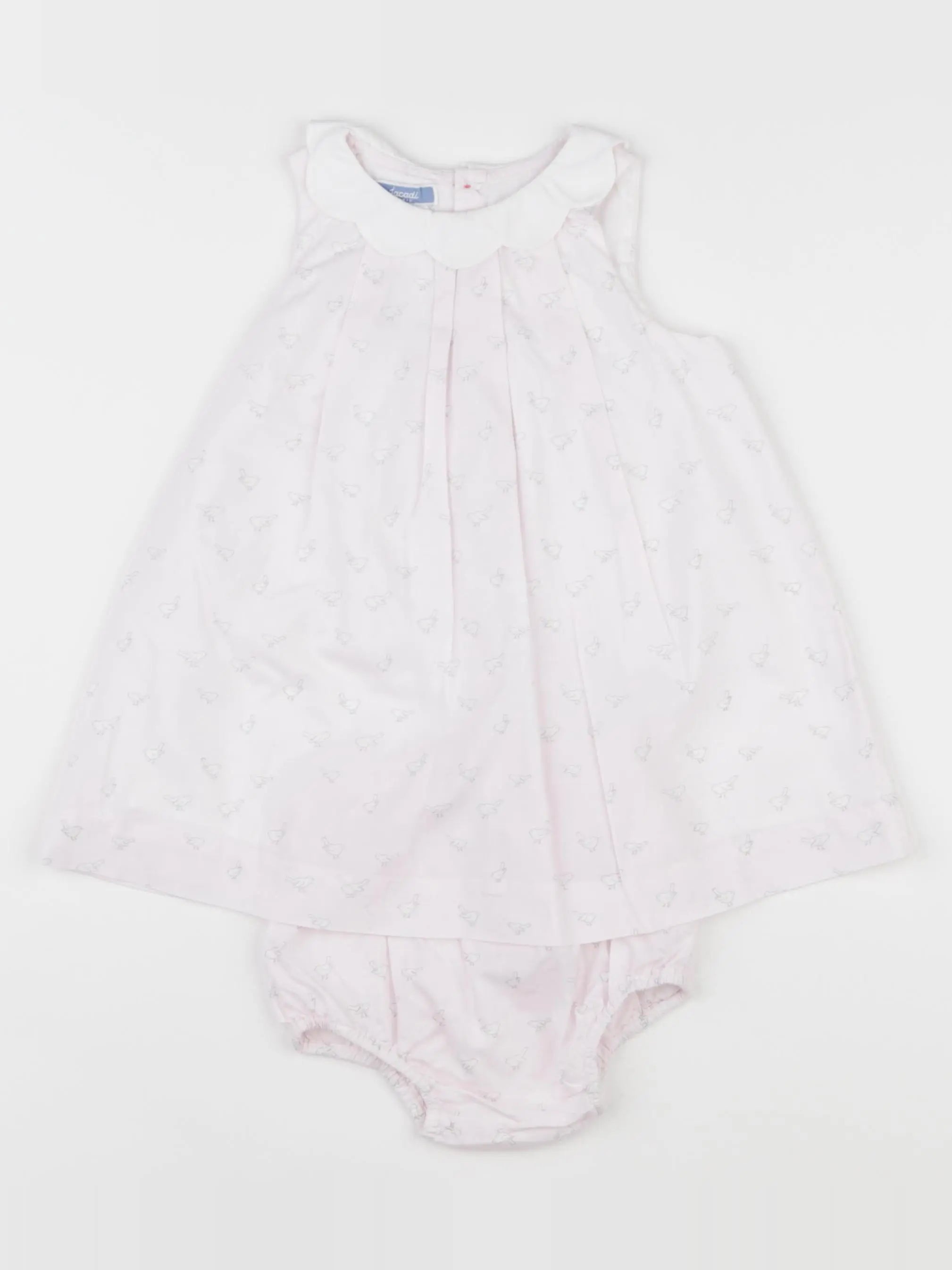 Jacadi - robe rose - 12 mois