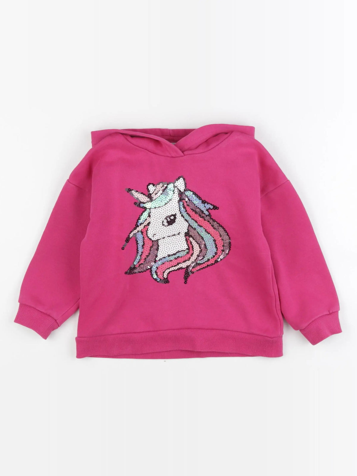 H&M - sweat rose - 2/4 ans